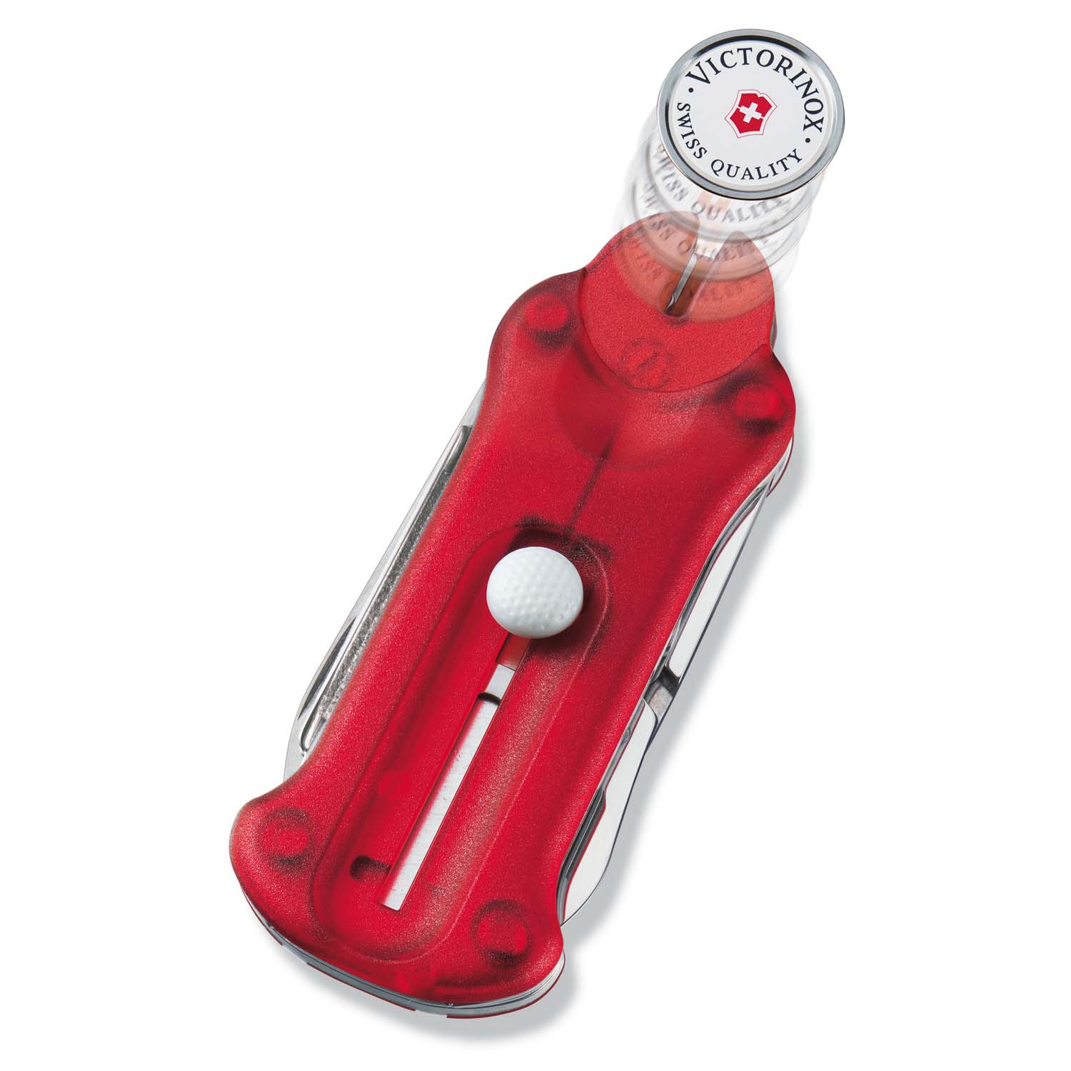 Victorinox GolfTool rot transparent