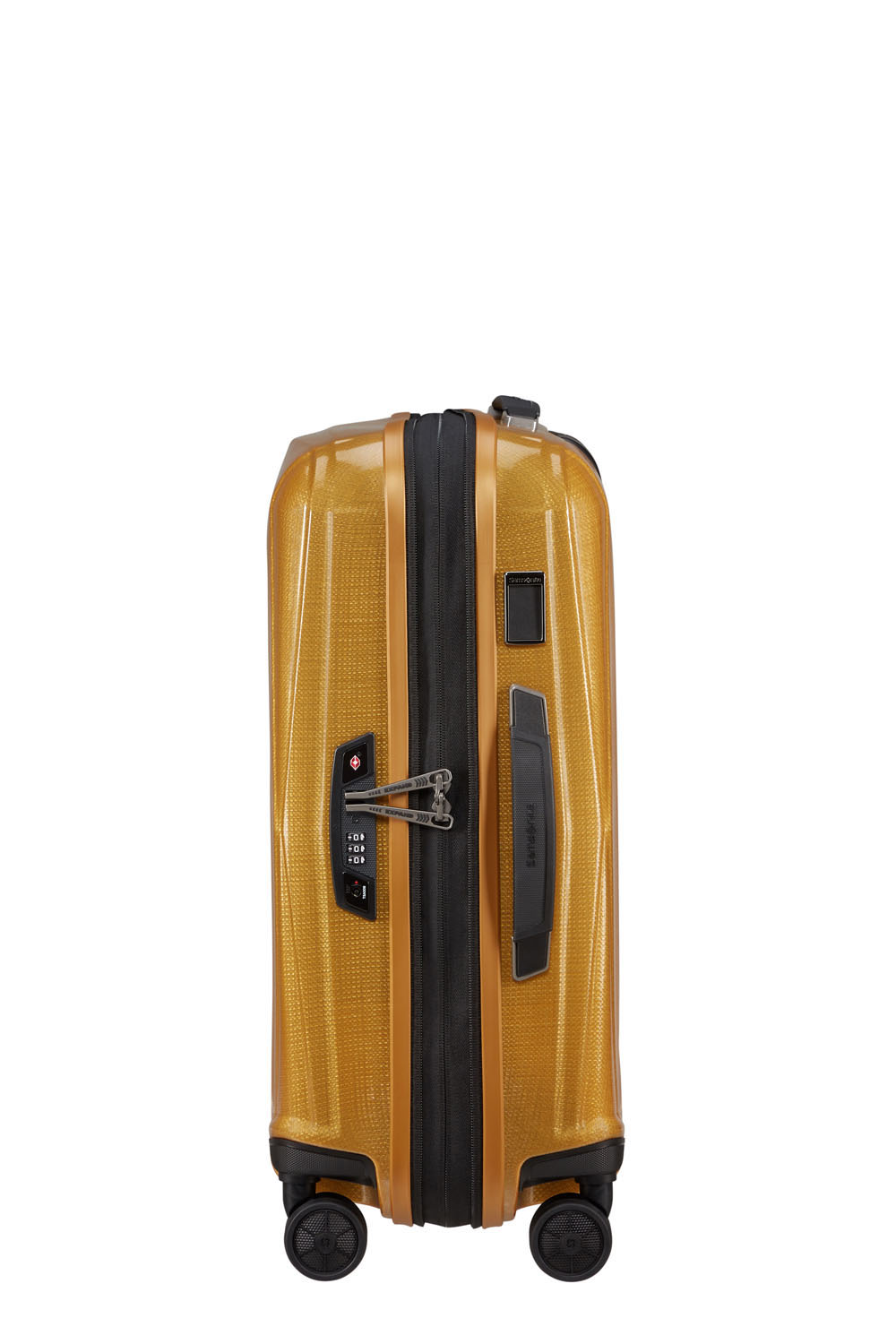 Samsonite Major-Lite Trolley mit 4 Rollen erweiterbar 55cm + GRATIS HOTELGUTSCHEIN Saffron Yellow