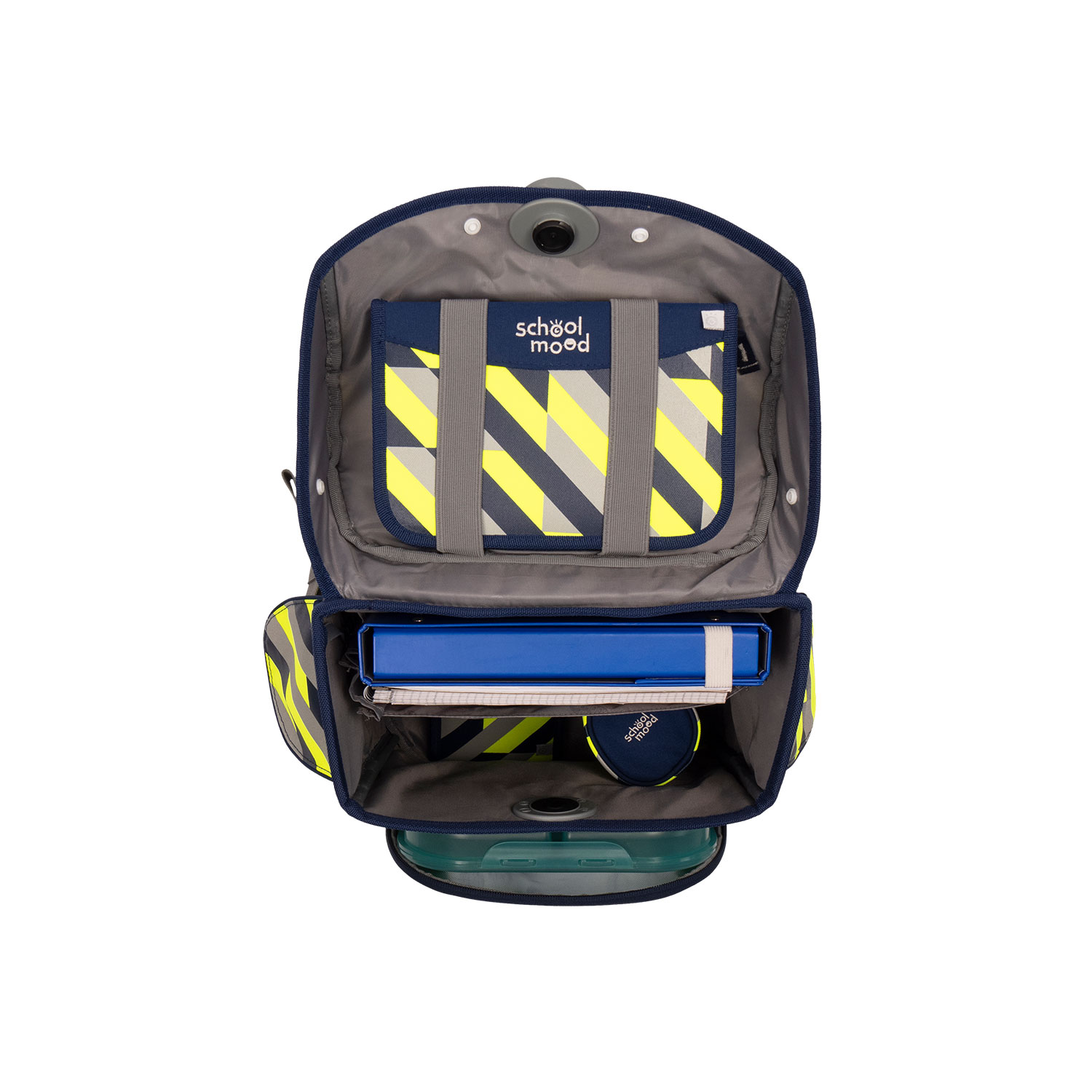 School-Mood Timeless Air+ Yannick, 7-teilige Schulranzenset Neon Yellow School-Mood Timeless Air+ Yannick, 7-teilige Schulranzenset Neon Yellow