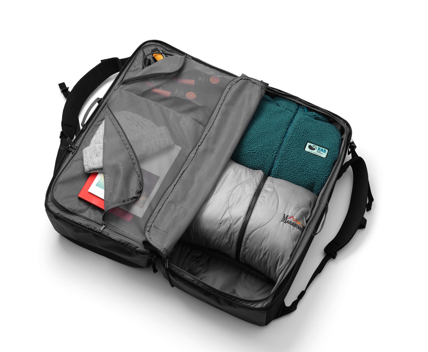D_b_ Roamer Pro Split Duffel / Backpack 90L Black Out