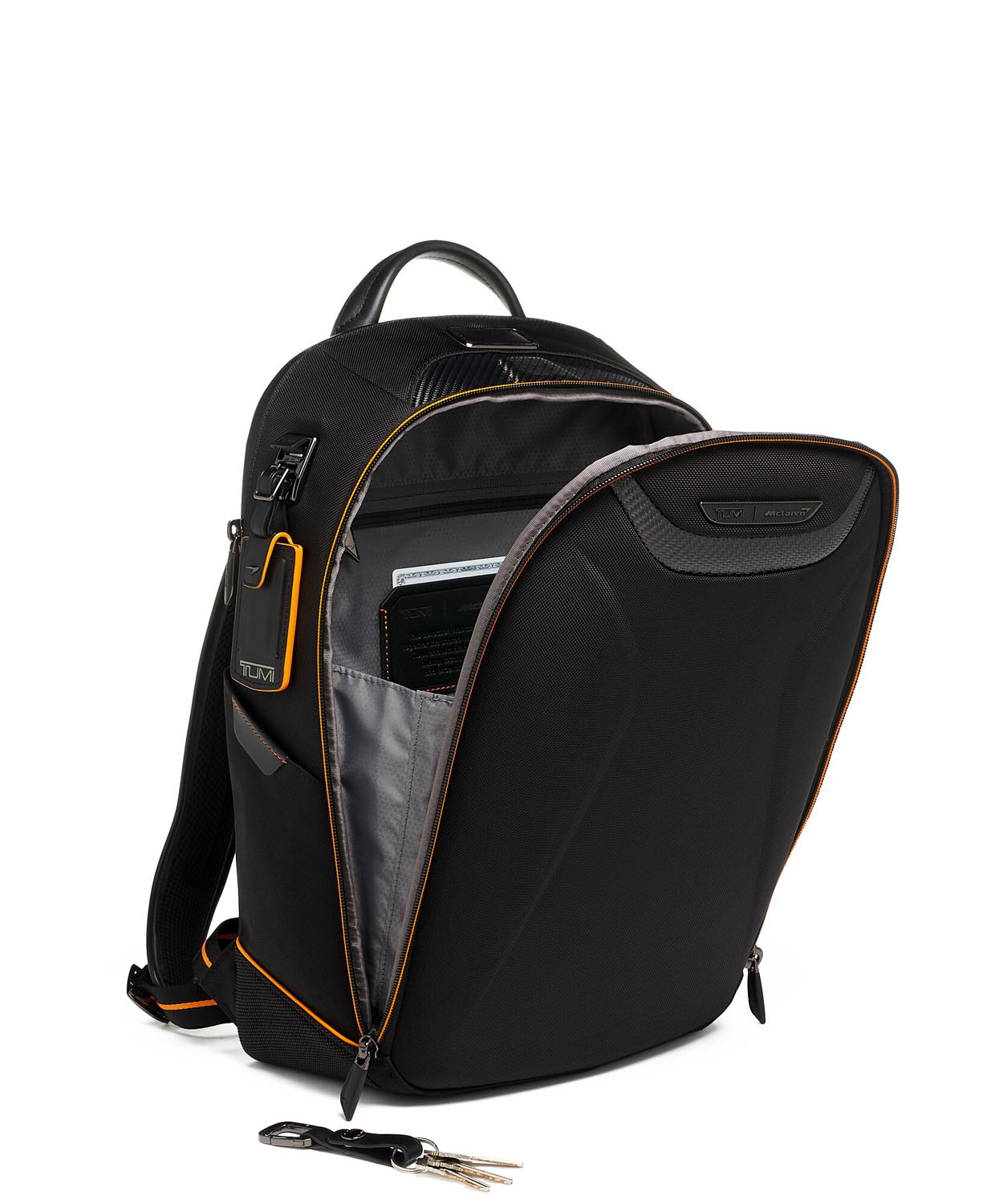 Tumi McLaren Velocity Rucksack + GRATIS HOTELGUTSCHEIN Black Tumi McLaren Velocity Rucksack + GRATIS HOTELGUTSCHEIN Black