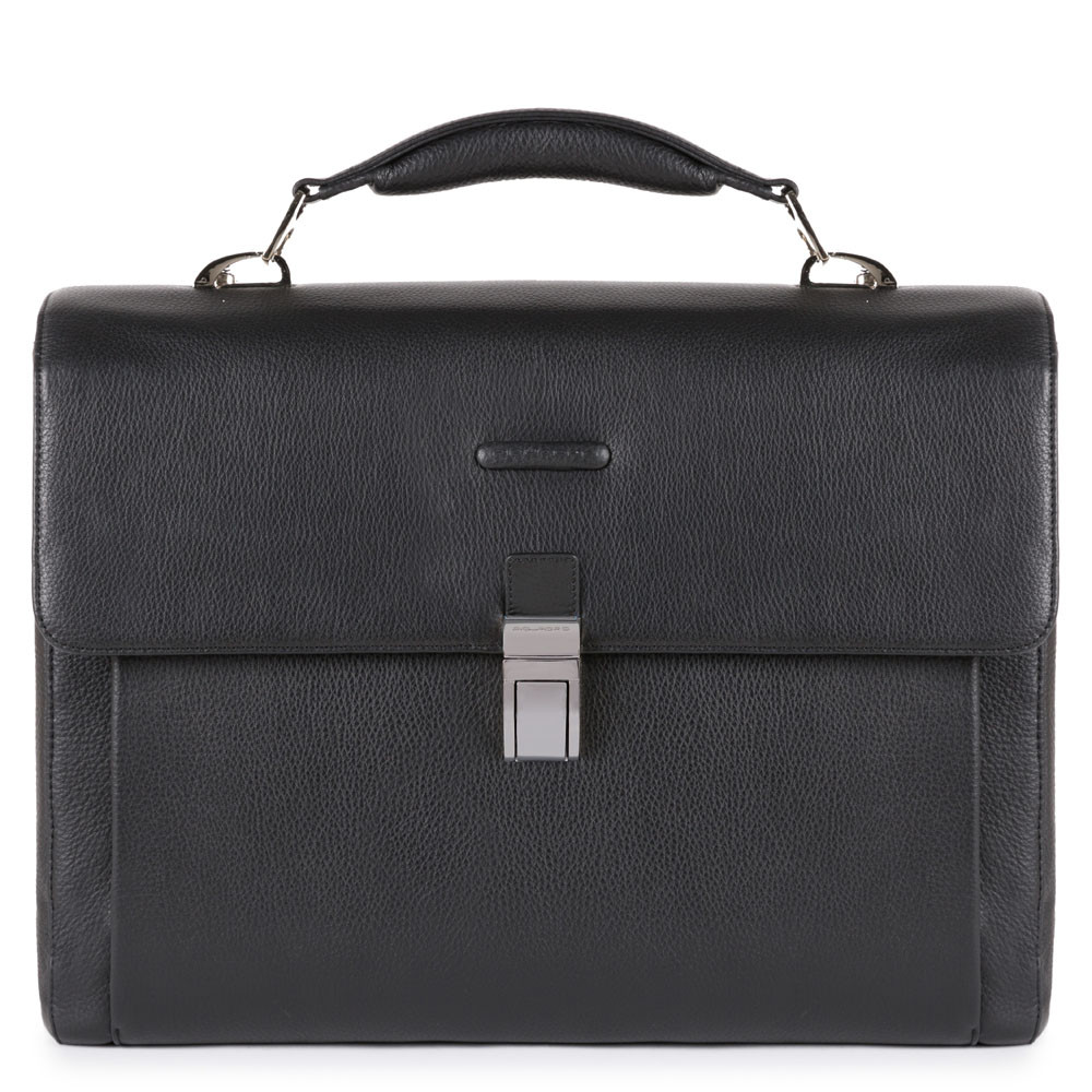Piquadro Modus Laptoptasche mit iPad®-Fach, drei Fächern schwarz Piquadro Modus Laptoptasche mit iPad®-Fach, drei Fächern schwarz