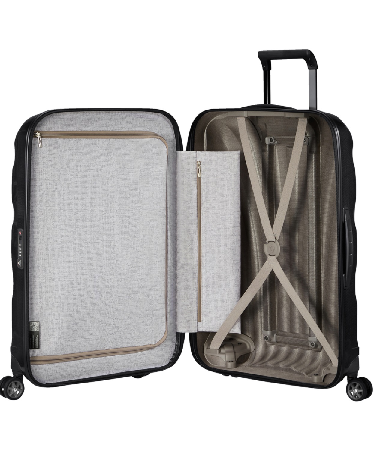 Samsonite C-Lite Trolley mit 4 Rollen 75cm + GRATIS HOTELGUTSCHEIN Black Samsonite C-Lite Trolley mit 4 Rollen 75cm + GRATIS HOTELGUTSCHEIN Black