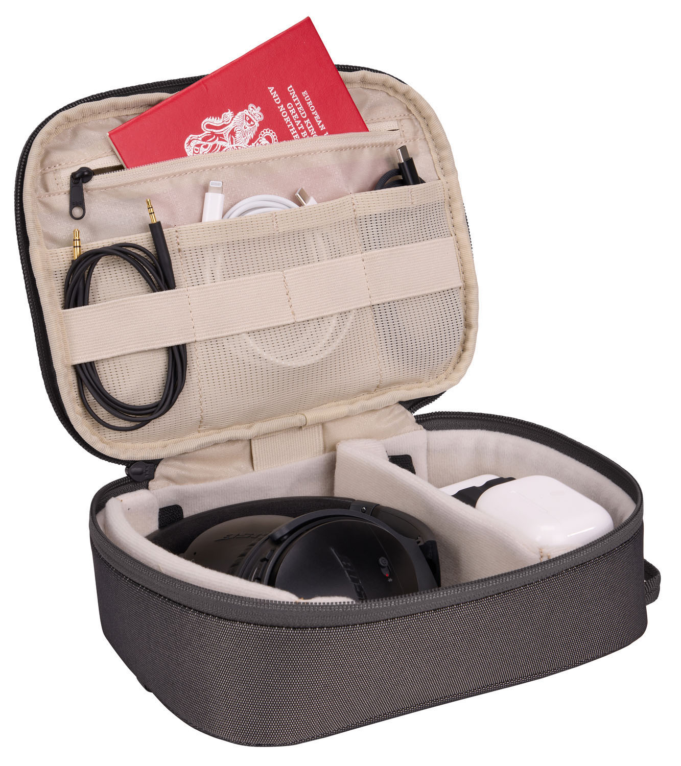 THULE Subterra 2 Powershuttle Plus -Elektroniktasche groß Vetiver Gray