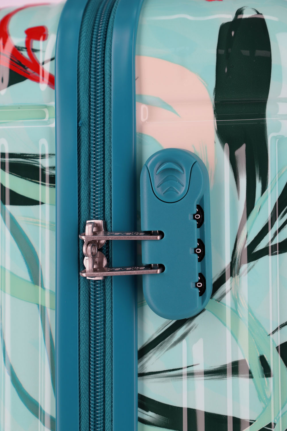 Travelite Cruise 4-Rad Trolley S Türkise Lilie