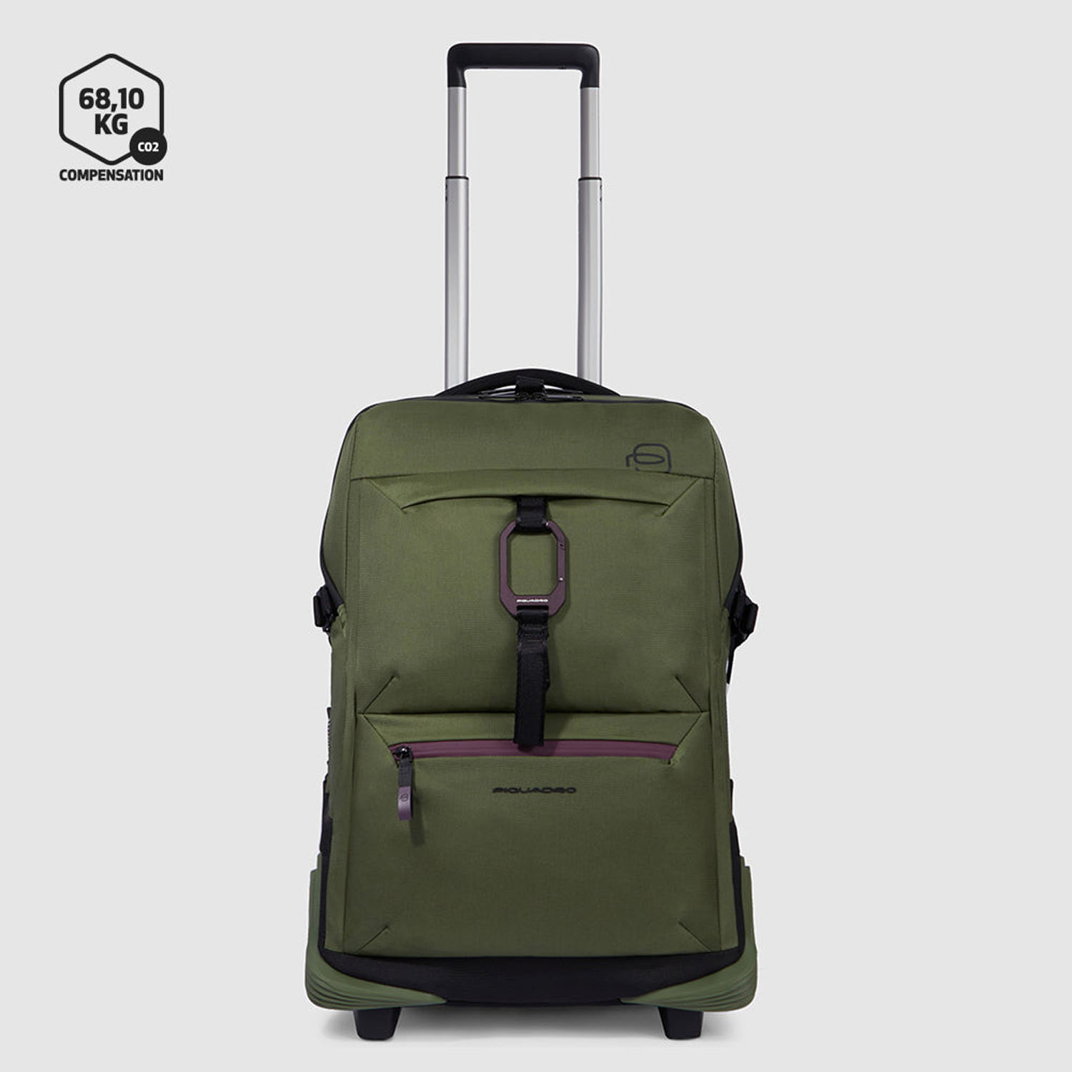 Piquadro Corner 2.0 Handgepäck 2-Rollen Koffer mit Laptopfach 17,3" Salbeigrün Piquadro Corner 2.0 Handgepäck 2-Rollen Koffer mit Laptopfach 17,3" Salbeigrün