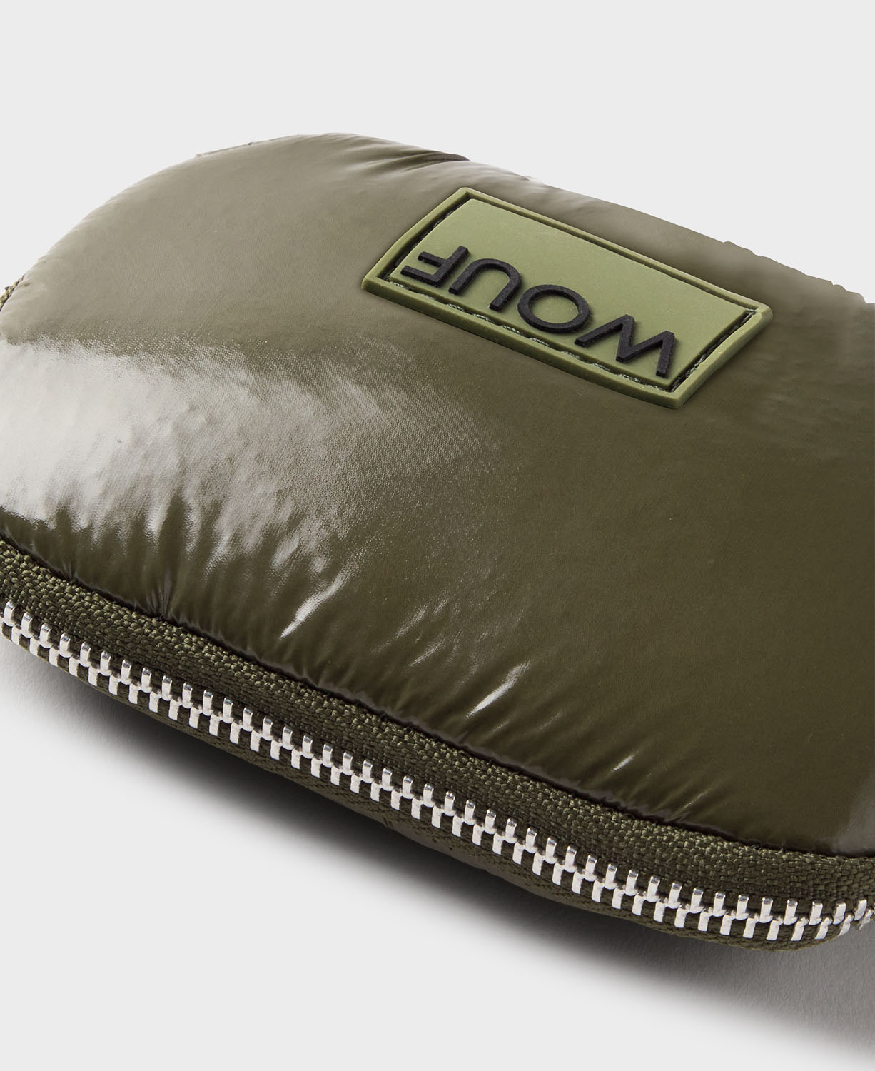 Wouf Quilted Collection Crossbody Coin Purse -Glossy Cypress Wouf Quilted Collection Crossbody Coin Purse -Glossy Cypress