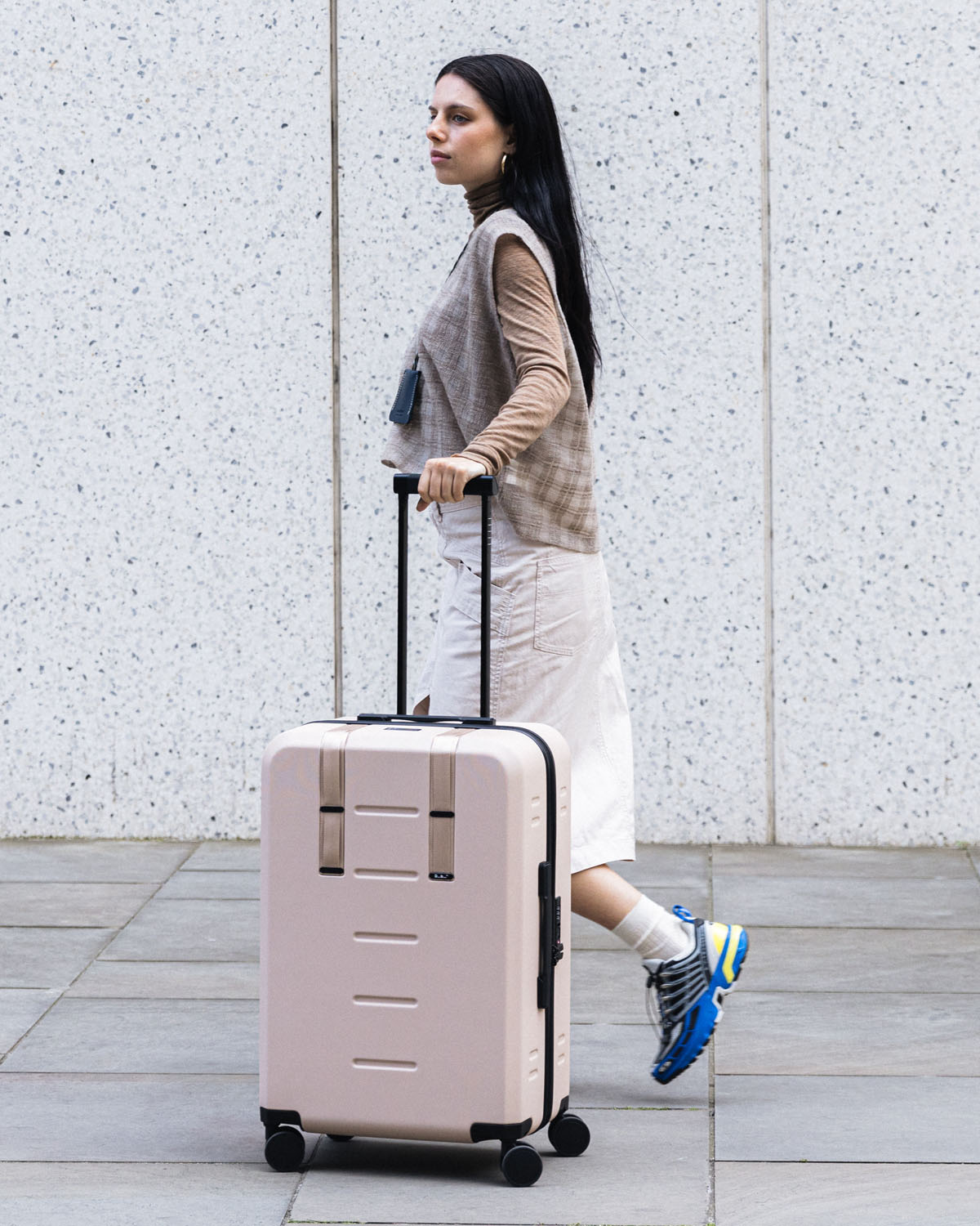 D_b_ Ramverk Check-in Luggage Large Fogbow Beige D_b_ Ramverk Check-in Luggage Large Fogbow Beige