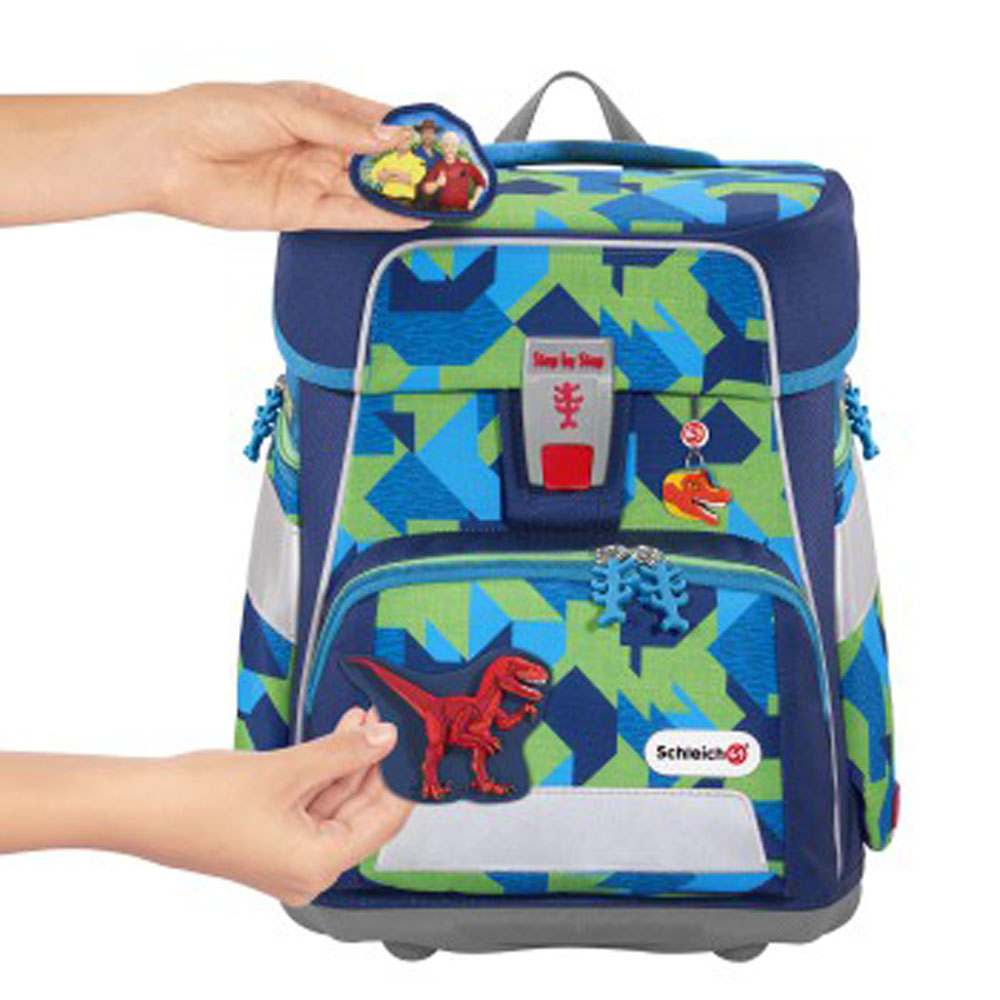 Step by Step MAGIC MAGS Limited Edition schleich®, 3-teiliges Set Dinosaurs "Velociraptor"