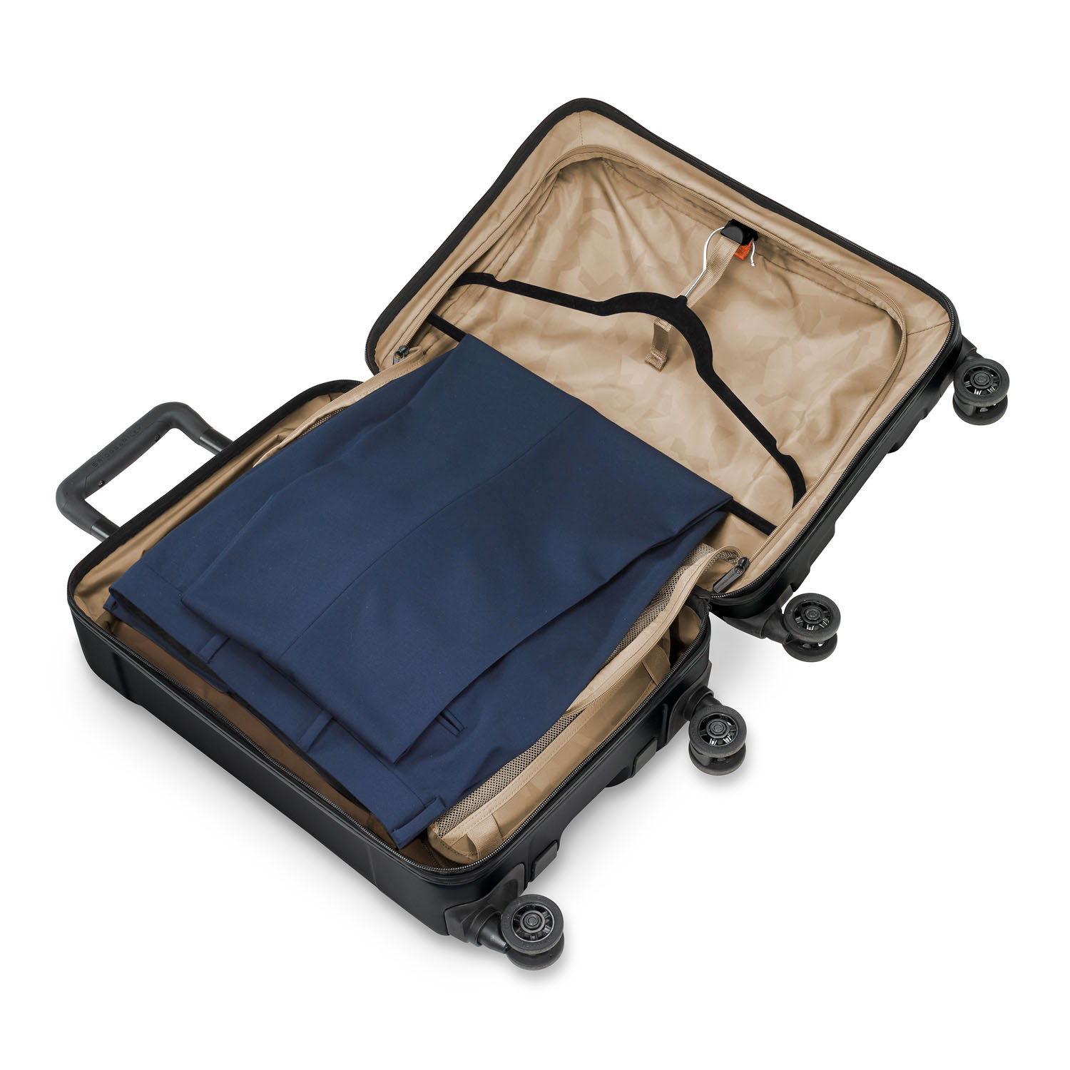 Briggs & Riley Torq Domestic Carry-On 4-Rollen-Trolley with Frontpocket Stealth Briggs & Riley Torq Domestic Carry-On 4-Rollen-Trolley with Frontpocket Stealth