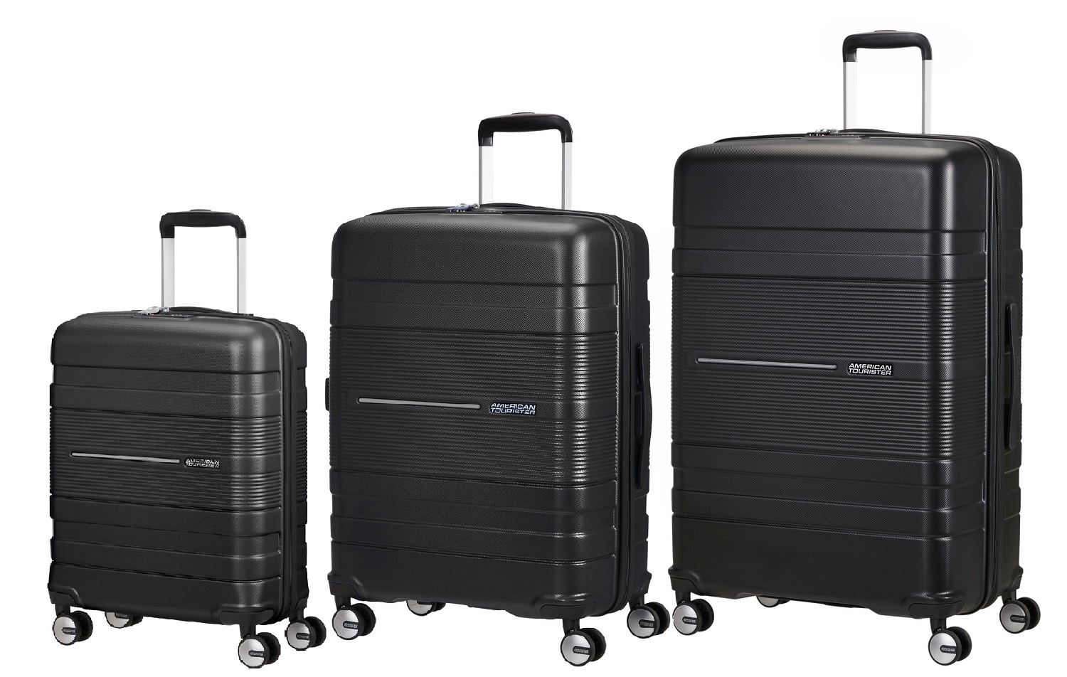 American Tourister Funstripe Trolley-Set 55/66/76cm mit 4 Rollen American Tourister Funstripe Trolley-Set 55/66/76cm mit 4 Rollen