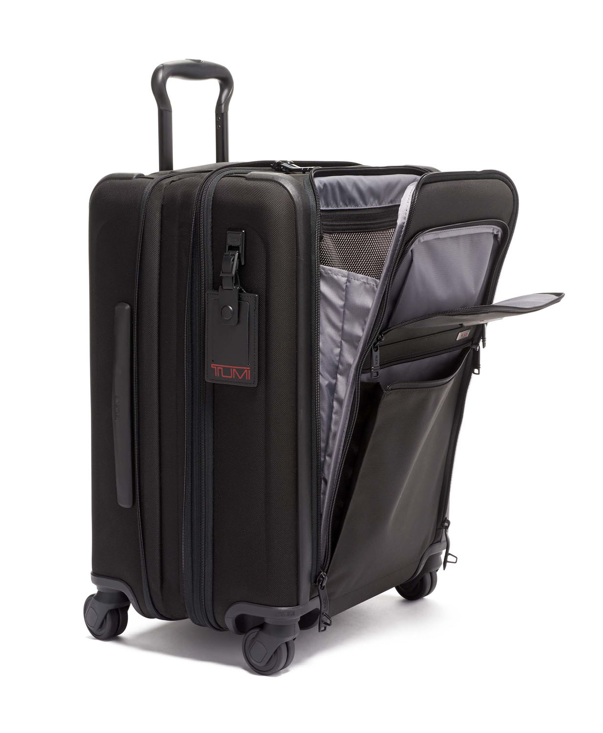 Tumi Alpha 3 Continental erweiterbar Handgepäck 56cm + GRATIS HOTELGUTSCHEIN Black