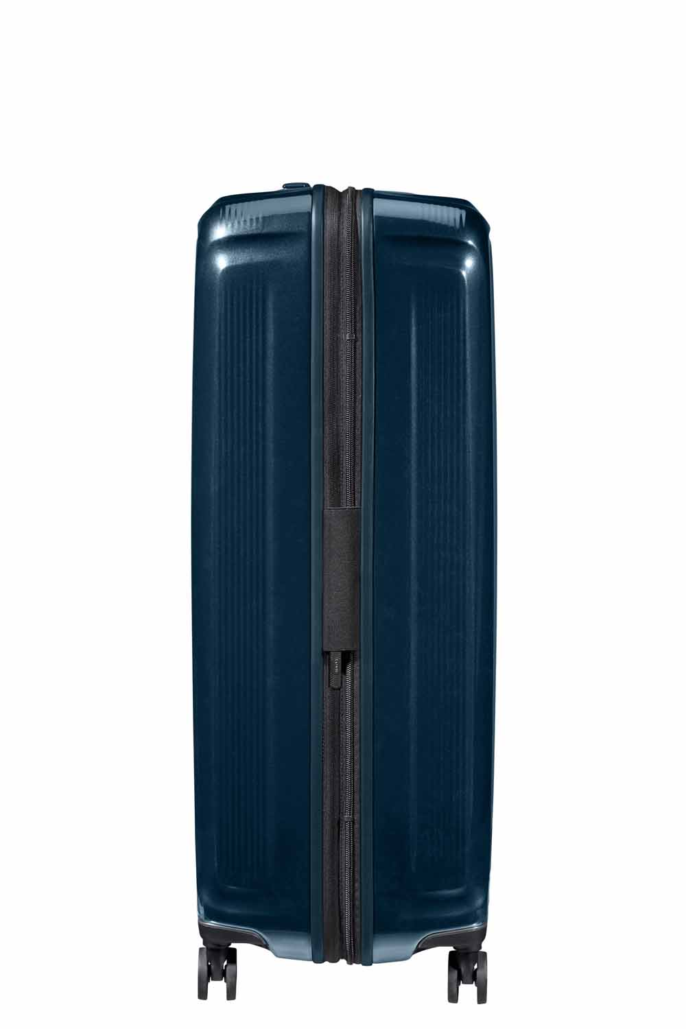 Samsonite Nuon Trolley mit 4 Rollen erweiterbar 81cm + GRATIS HOTELGUTSCHEIN Metallic Dark Blue