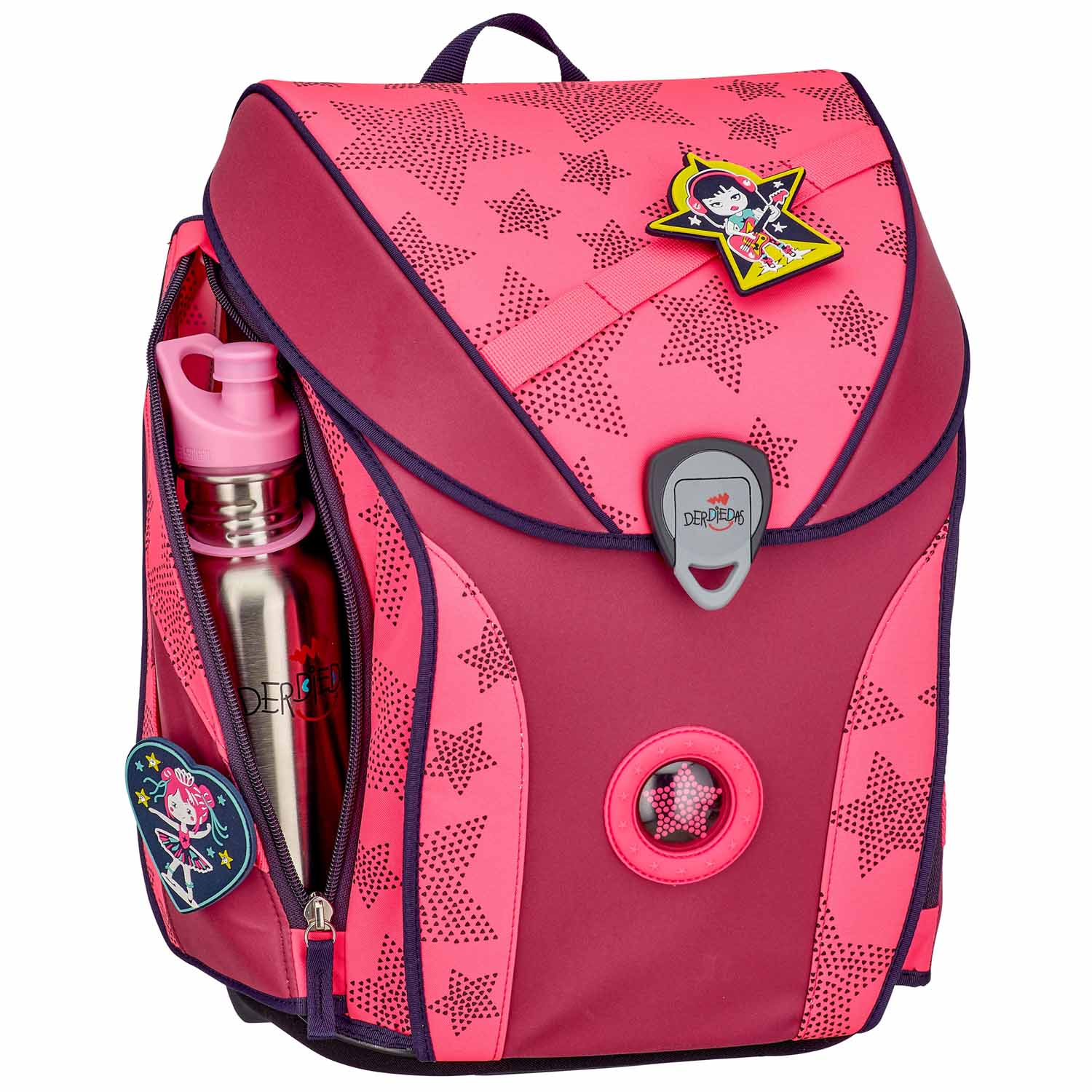 DerDieDas ErgoFlex MAX "Superflash" Schulrucksack-Set 5-teilig mit Sportbeutel Neon Star DerDieDas ErgoFlex MAX "Superflash" Schulrucksack-Set 5-teilig mit Sportbeutel Neon Star