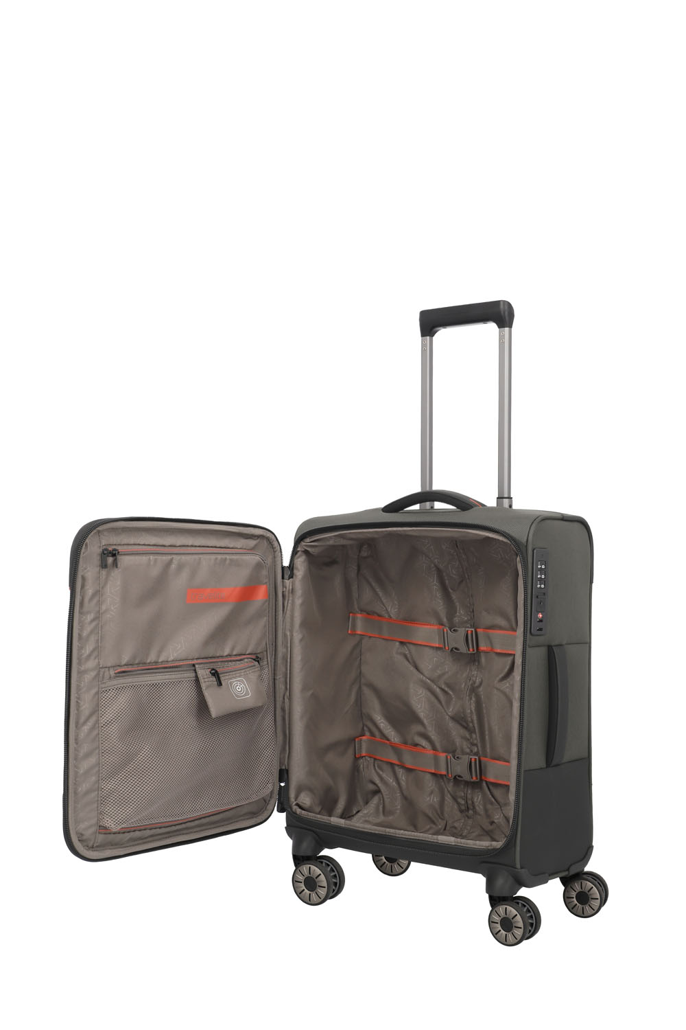 Travelite Crosslite Trolley S 4-Rollen Oliv Travelite Crosslite Trolley S 4-Rollen Oliv