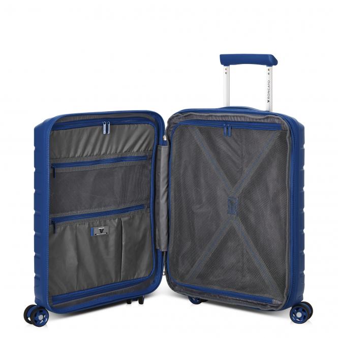 Roncato B-Flying Kabinentrolley, erweiterbar 55cm Blu Notte
