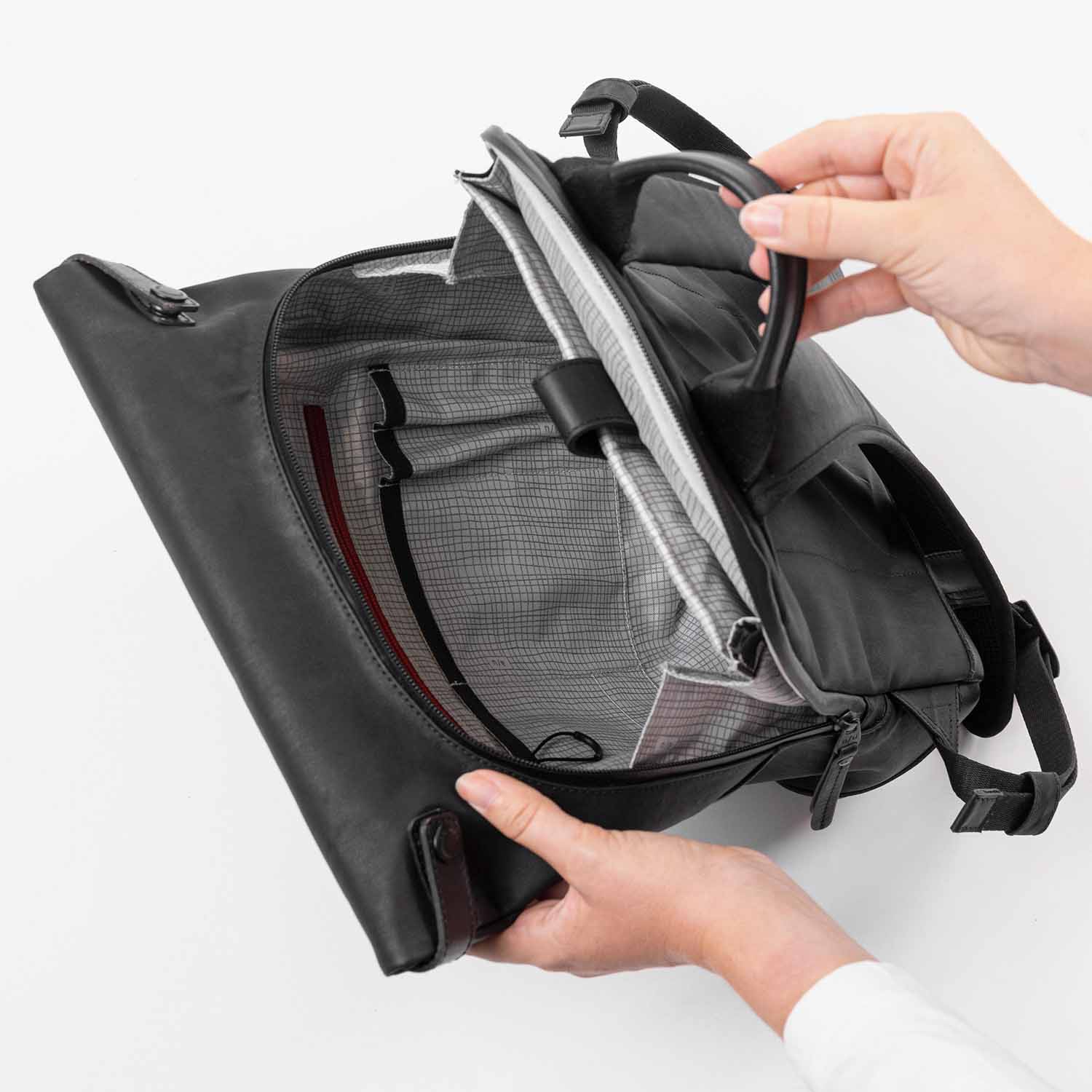 aunts & uncles Japan Wakayama Rolltop Rucksack mit 13" Notebookfach black aunts & uncles Japan Wakayama Rolltop Rucksack mit 13" Notebookfach black