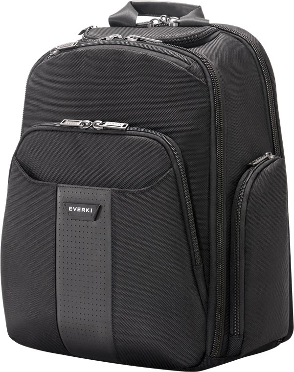 Everki Versa 2 Premium reisefreundlicher Laptop-Rucksack, bis 14,1-Zoll/MacBook Pro 15 Schwarz