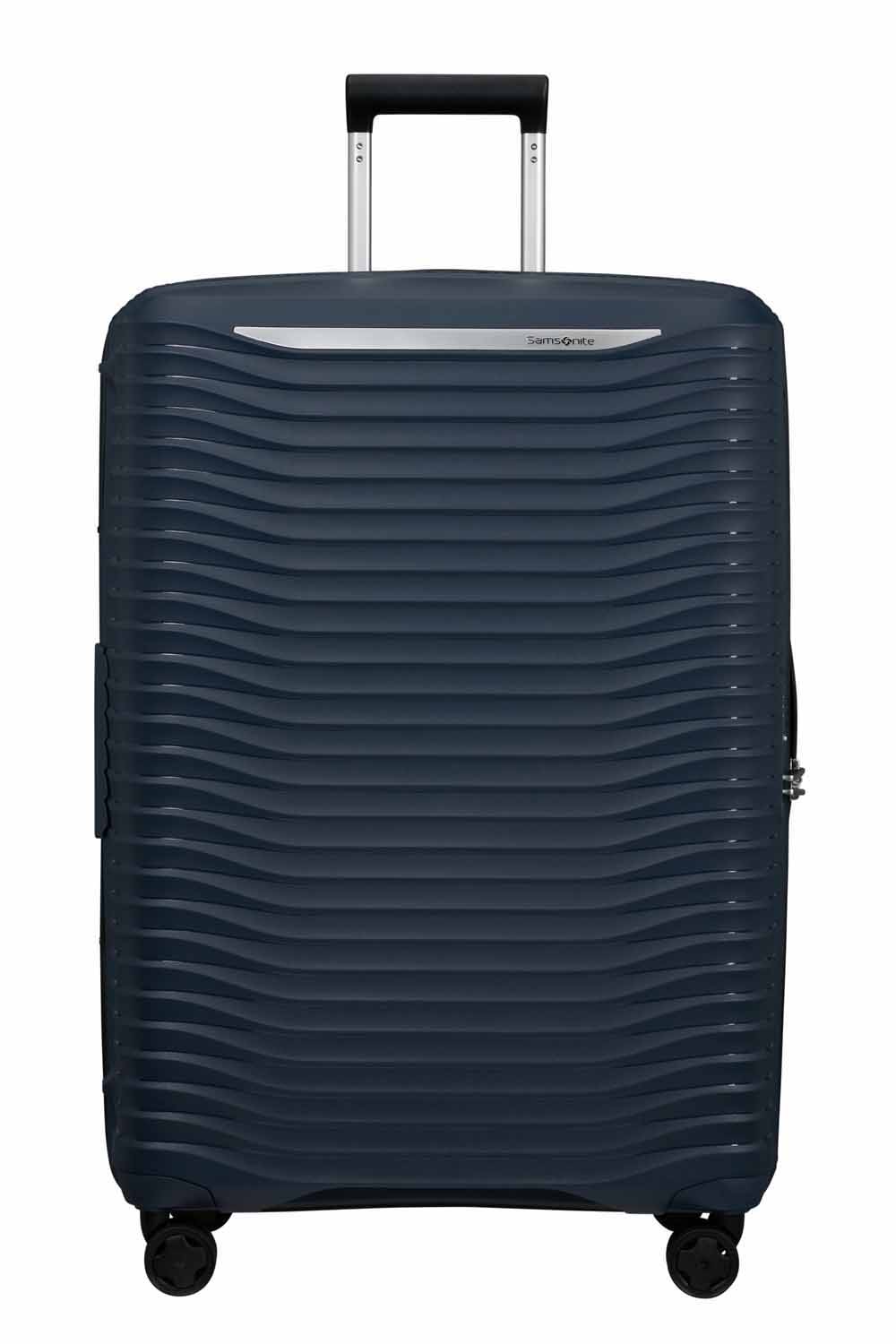 Samsonite Upscape Trolley mit 4 Rollen erweiterbar 75cm + GRATIS HOTELGUTSCHEIN Blue Nights