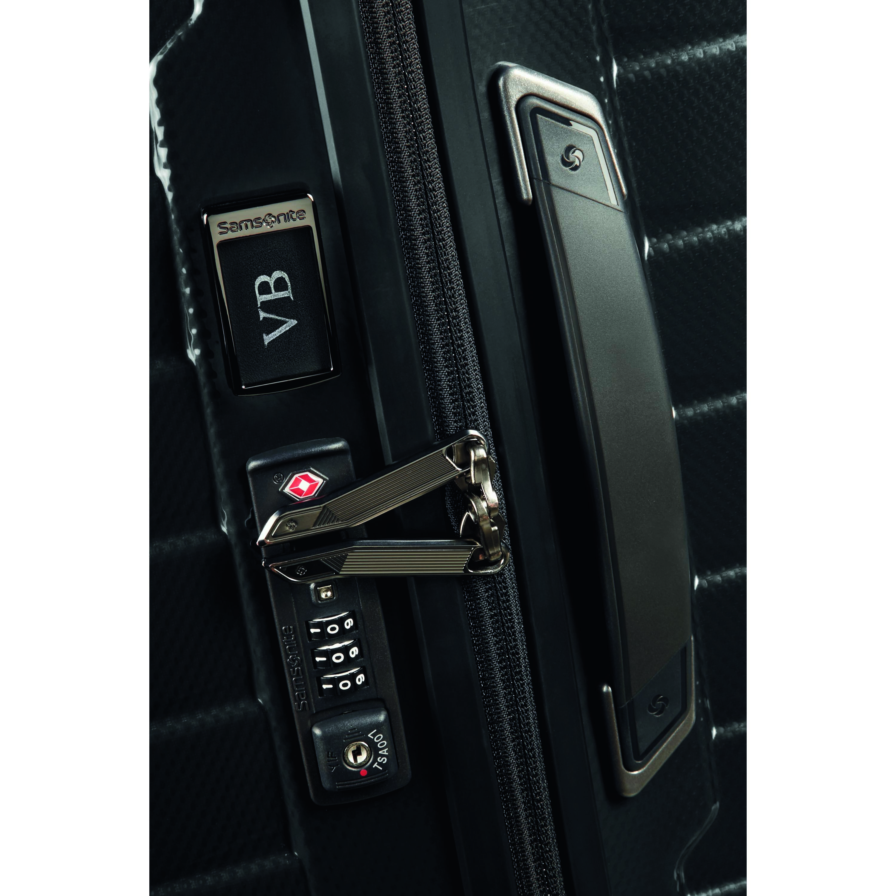 Samsonite Proxis Trolley mit 4 Rollen 75cm + GRATIS HOTELGUTSCHEIN Schwarz