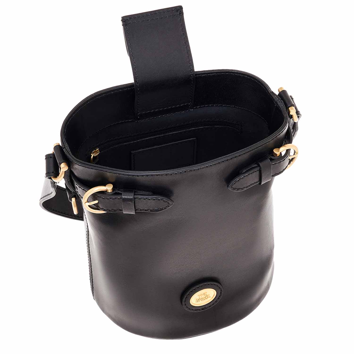 The Bridge Biba Beuteltasche Schwarz/Gold The Bridge Biba Beuteltasche Schwarz/Gold