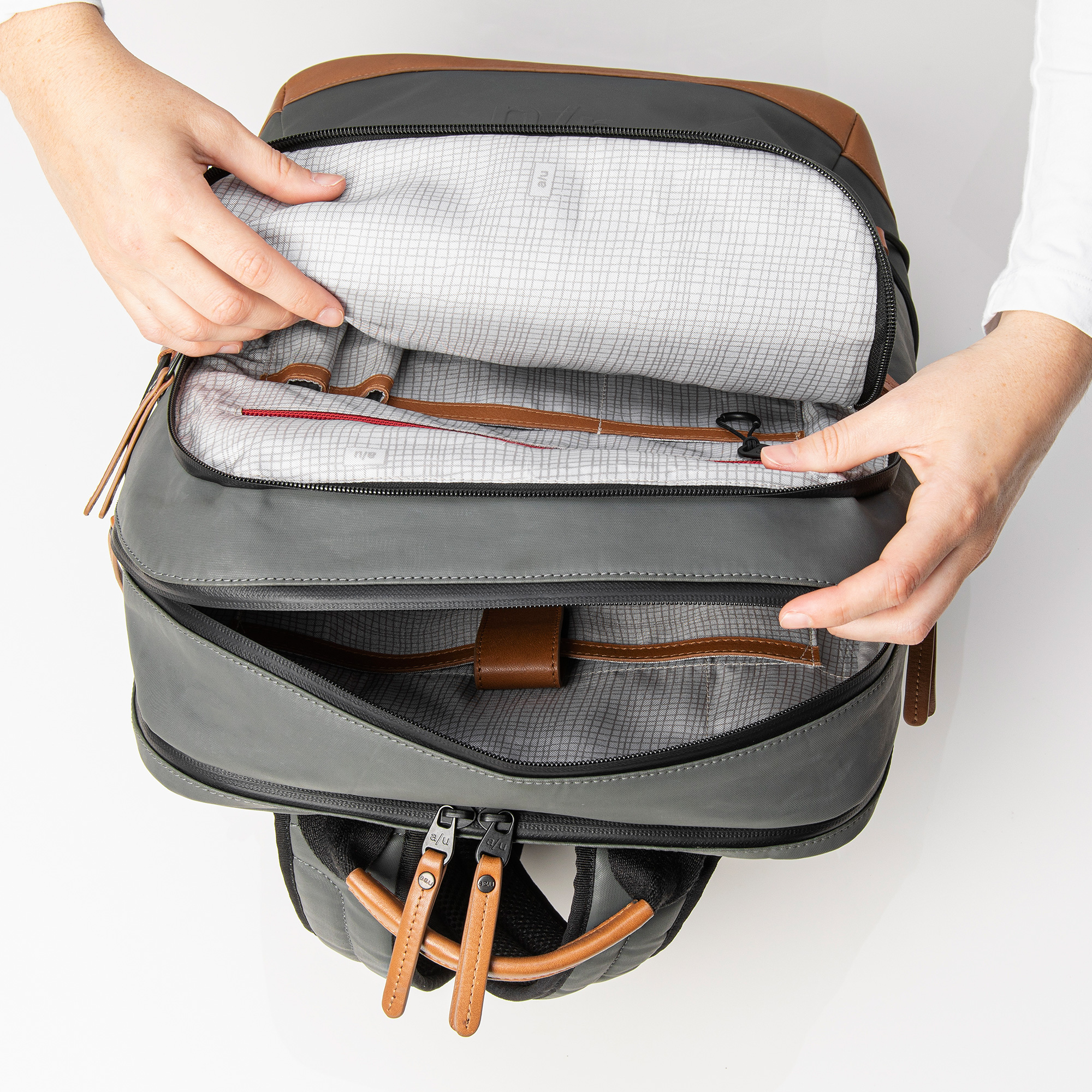 aunts & uncles Japan Kawaguchi Rucksack mit 15" Notebookfach gravity grey