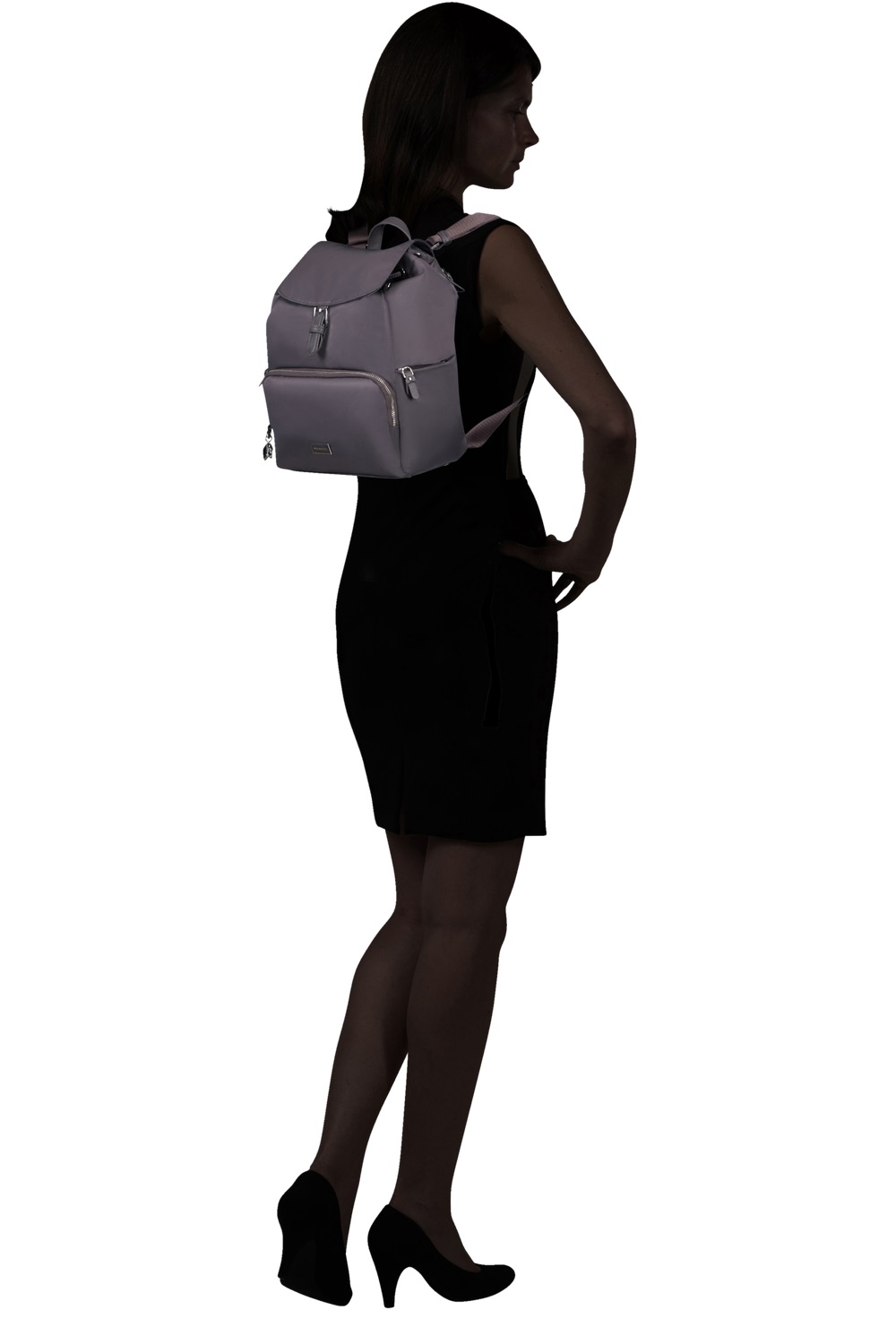 Samsonite Karissa 2.0 Rucksack mit Lasche Eco Dark Grey Samsonite Karissa 2.0 Rucksack mit Lasche Eco Dark Grey