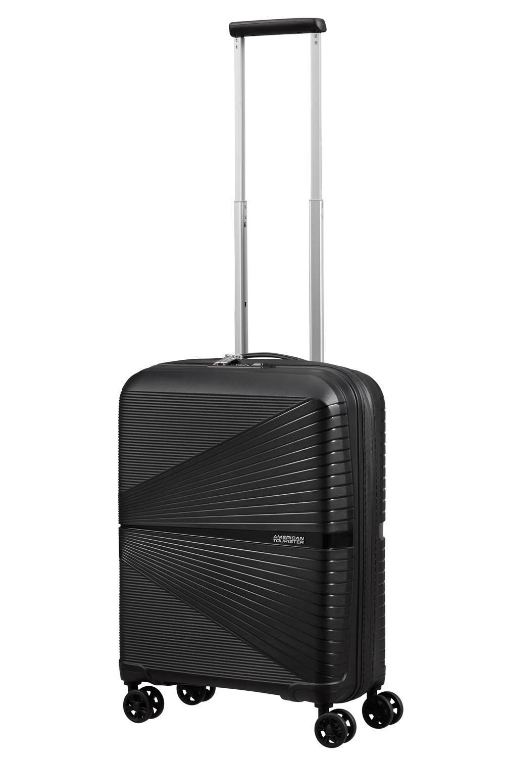 American Tourister Airconic Handgepäck Trolley 55cm mit 4 Rollen + GRATIS HOTELGUTSCHEIN Onyx Black