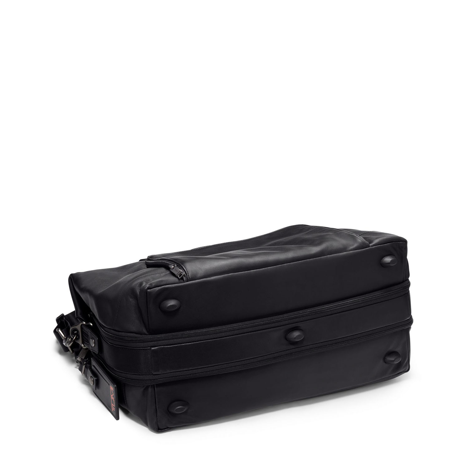 Tumi Alpha 3 Double Expansion Leder-Reisetasche + GRATIS HOTELGUTSCHEIN Black