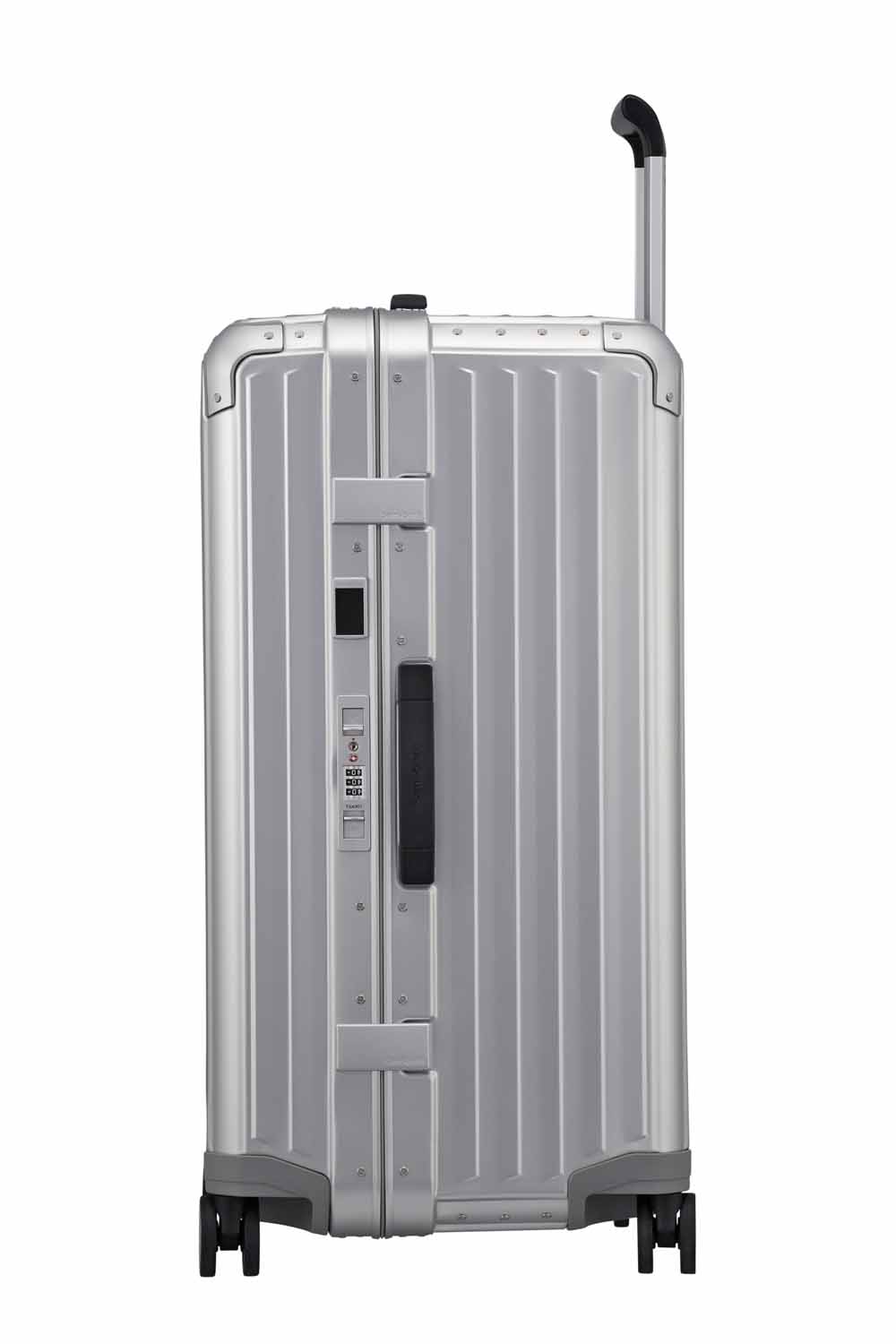 Samsonite Lite-Box Alu Trunk 74cm mit 4 Rollen + GRATIS HOTELGUTSCHEIN Aluminium