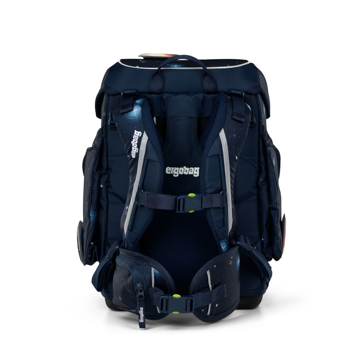 ergobag cubo GALAXY GLOW 5-teiliges Schulrucksack-Set 2025 KoBärnikus ergobag cubo GALAXY GLOW 5-teiliges Schulrucksack-Set 2025 KoBärnikus