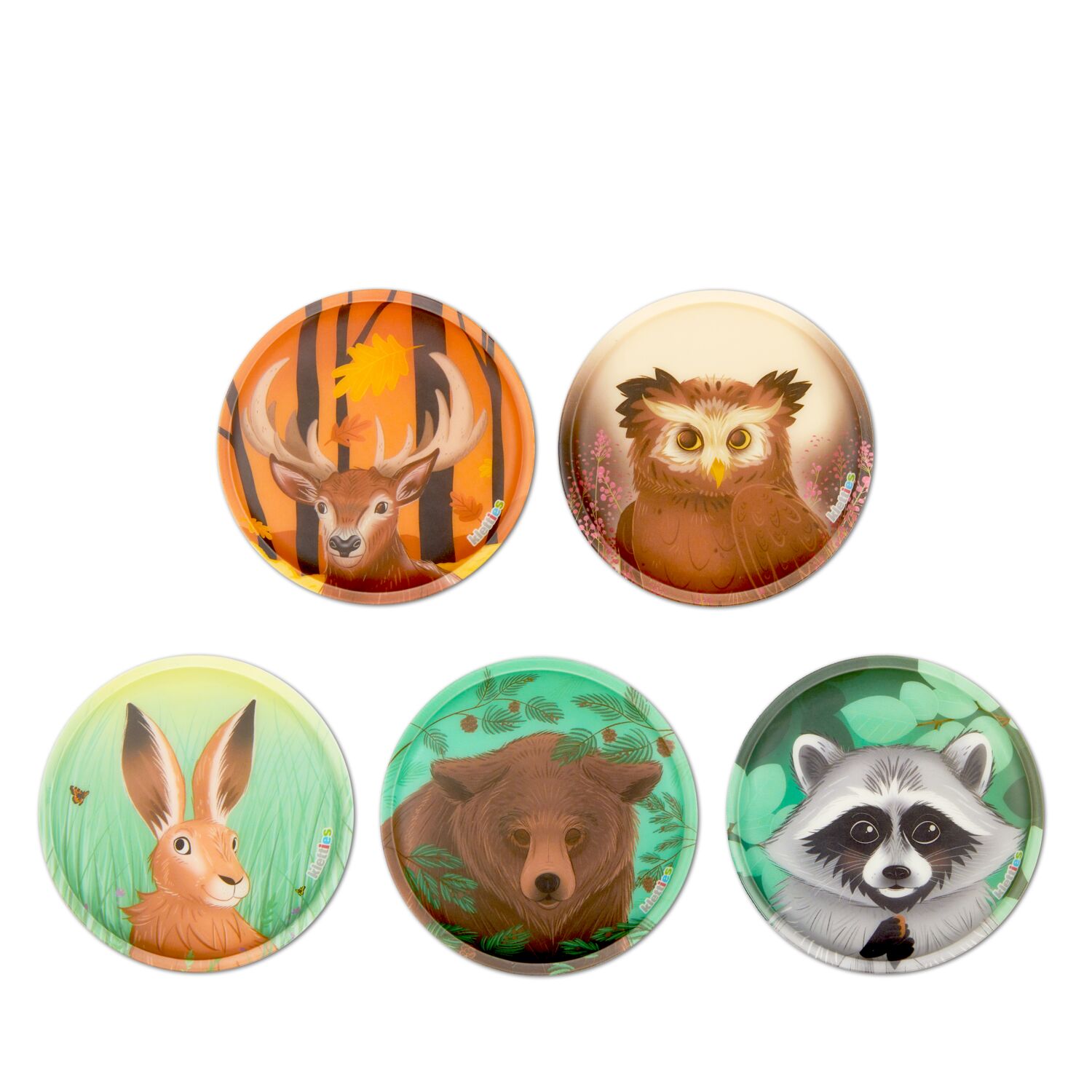 ergobag Kletties Matt Set (5-tlg.) Waldtiere