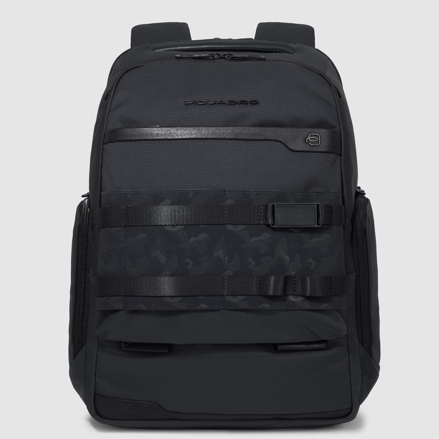 Piquadro FX Modulare Laptop-Rucksack 15,6" Schwarz