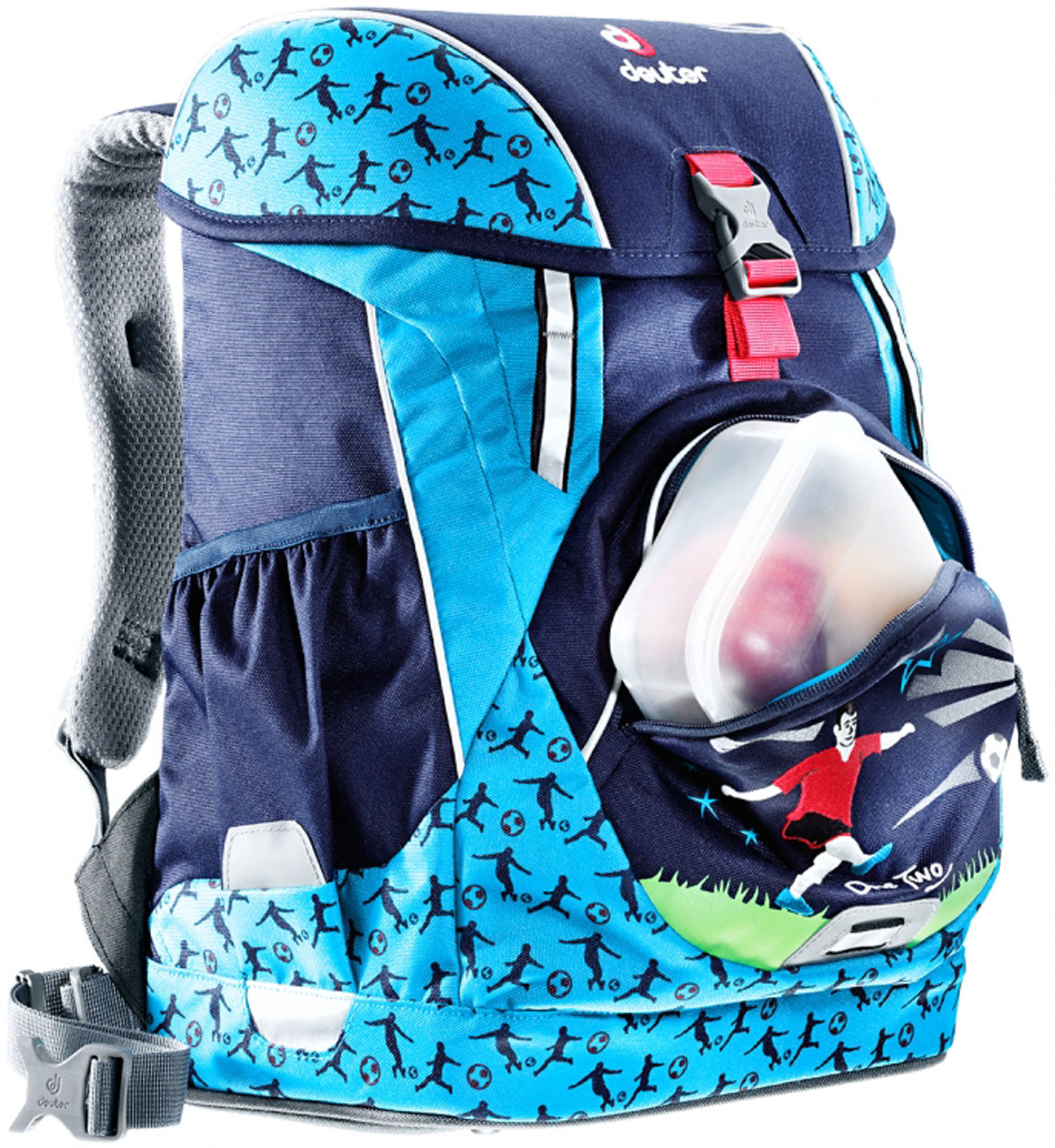 Deuter School OneTwo Set - Sneaker Bag, 5-teilig navy-soccer