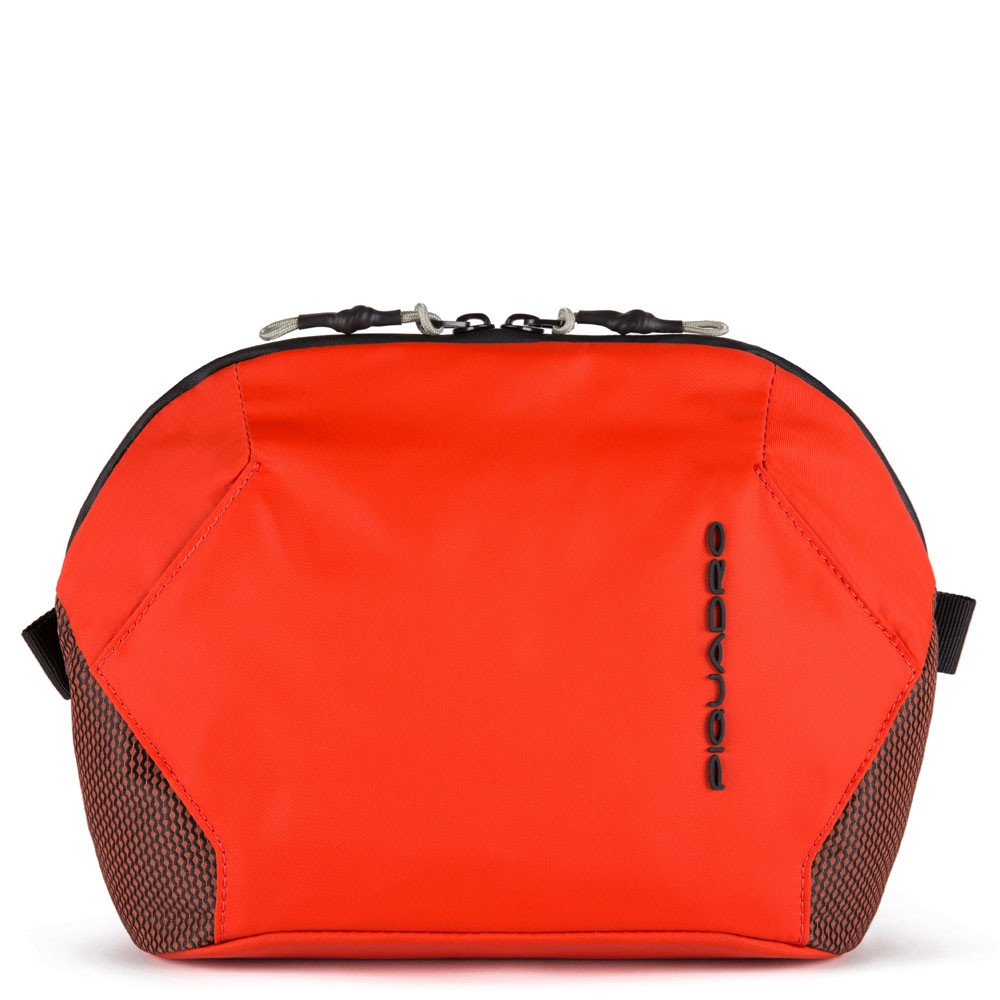 Piquadro PQ-Modular Kulturtbeutel aus rezykliertem antiviralen Stoff Rot Piquadro PQ-Modular Kulturtbeutel aus rezykliertem antiviralen Stoff Rot