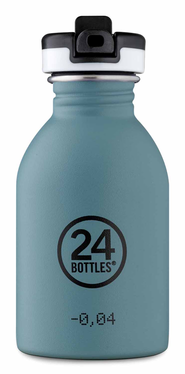 24Bottles® Urban Bottle Kids 250ml mit Sport Lid Powder Blue 24Bottles® Urban Bottle Kids 250ml mit Sport Lid Powder Blue
