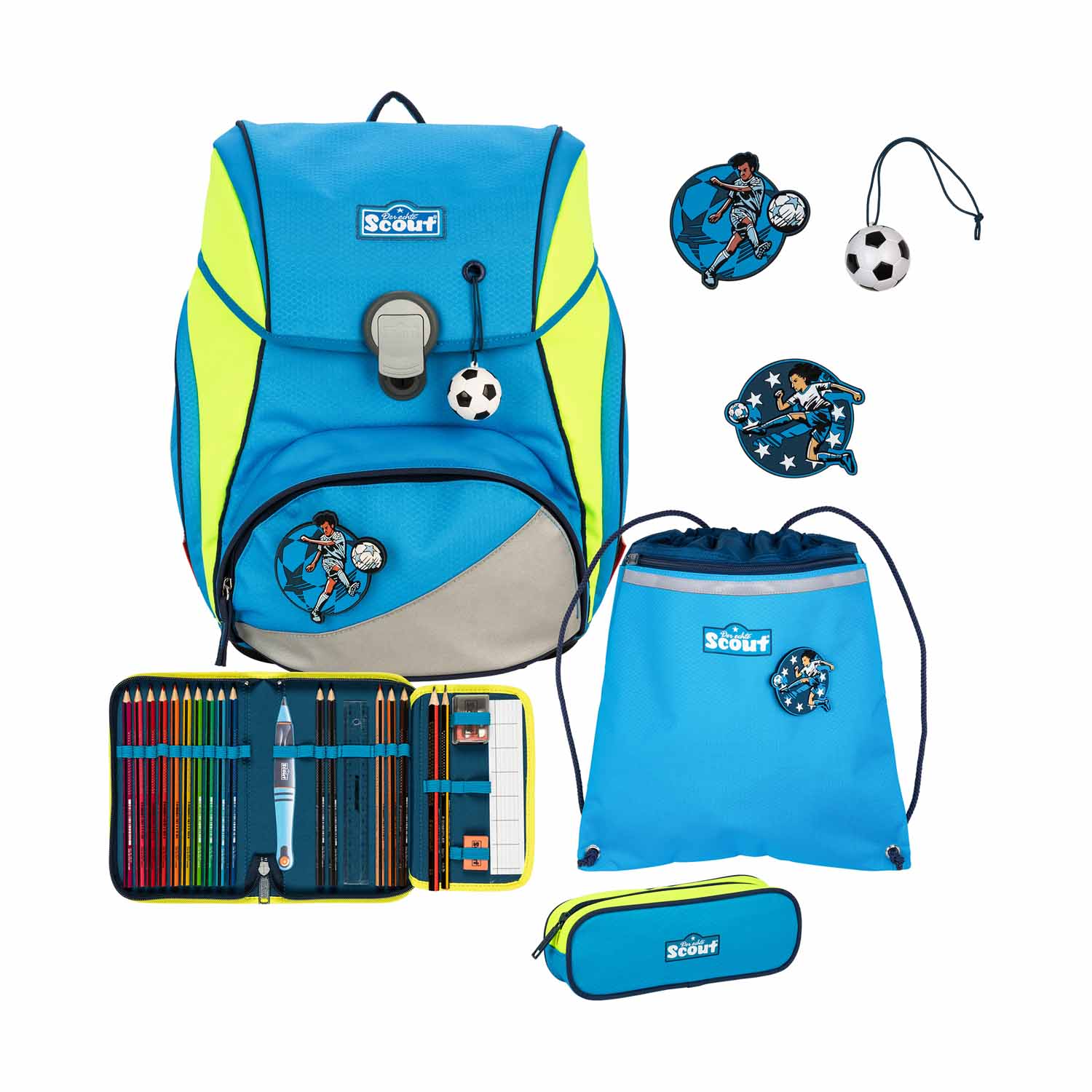 Scout Alpha Schulranzen-Set 4-teilig mit Sportbeutel