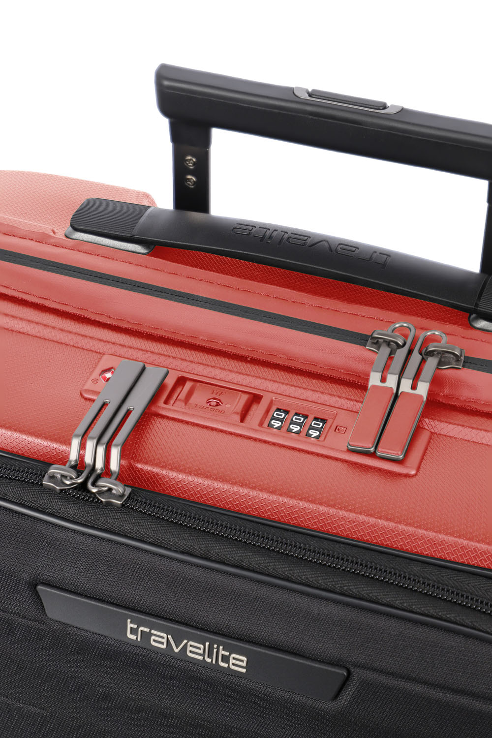 Travelite Mooby Trolley S mit Vortasche, 4-Rollen Rot Travelite Mooby Trolley S mit Vortasche, 4-Rollen Rot