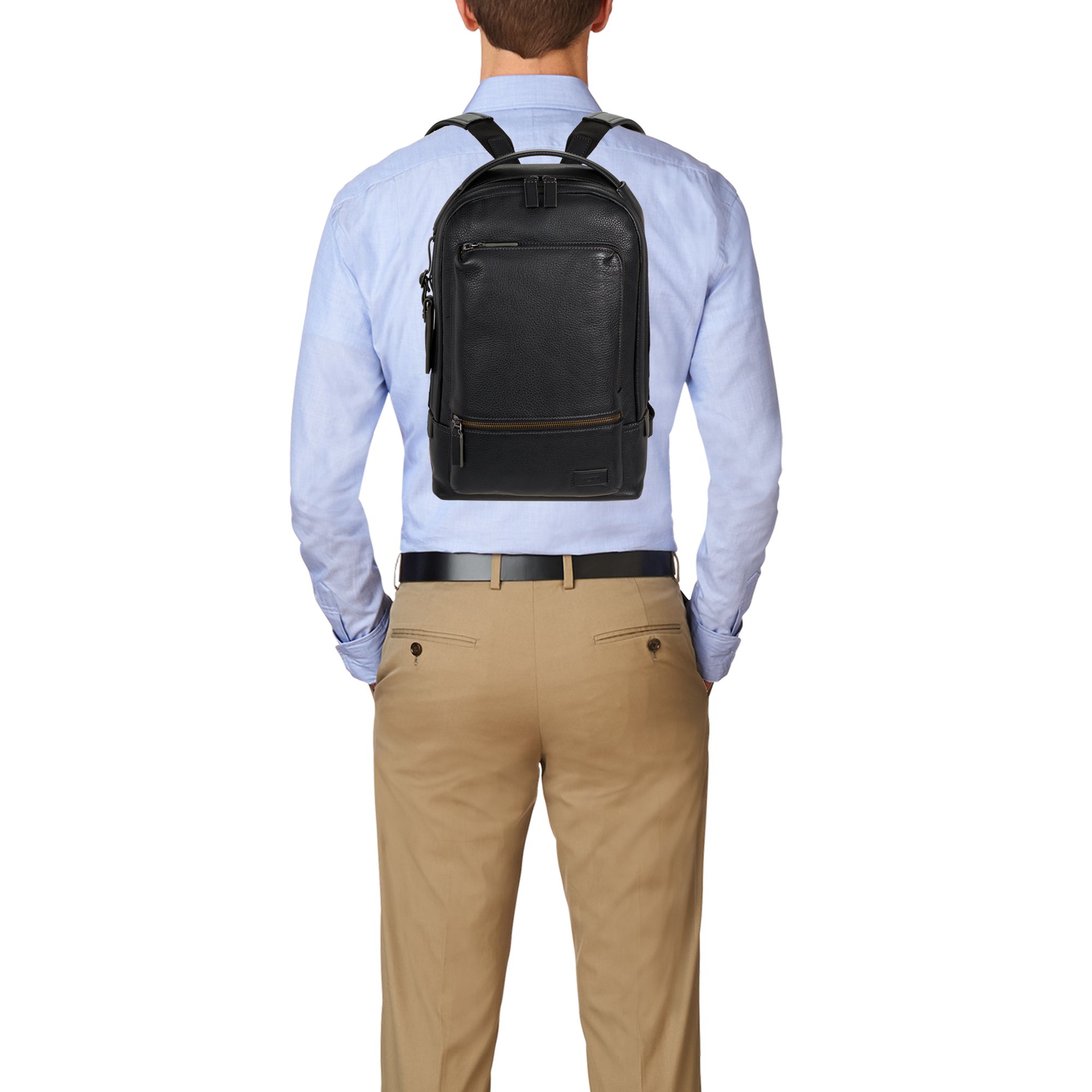 Tumi Harrison Winsor Rucksack black pebbled