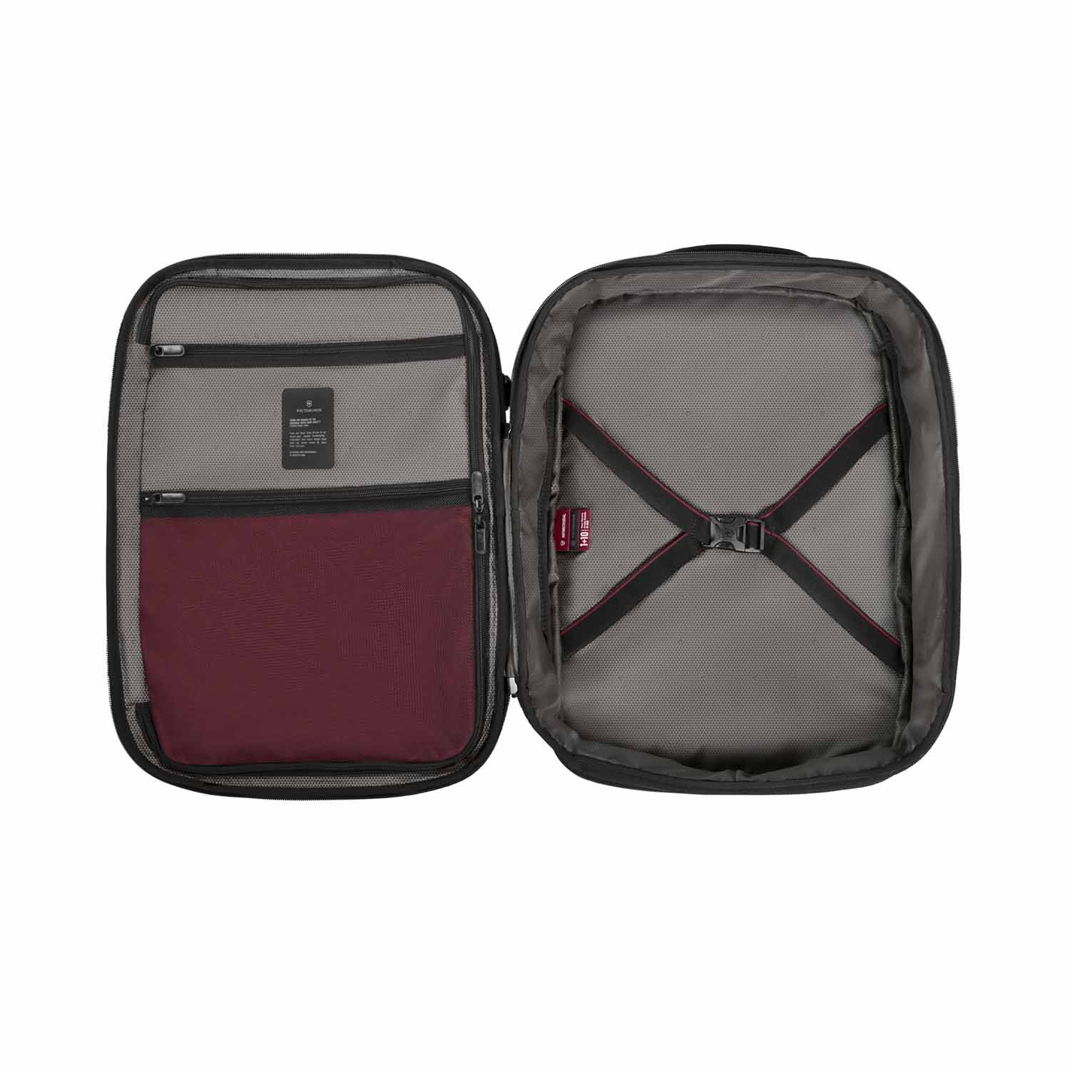 Victorinox Crosslight Boarding Bag mit 15,6" Laptopfach, erweiterbar schwarz Victorinox Crosslight Boarding Bag mit 15,6" Laptopfach, erweiterbar schwarz