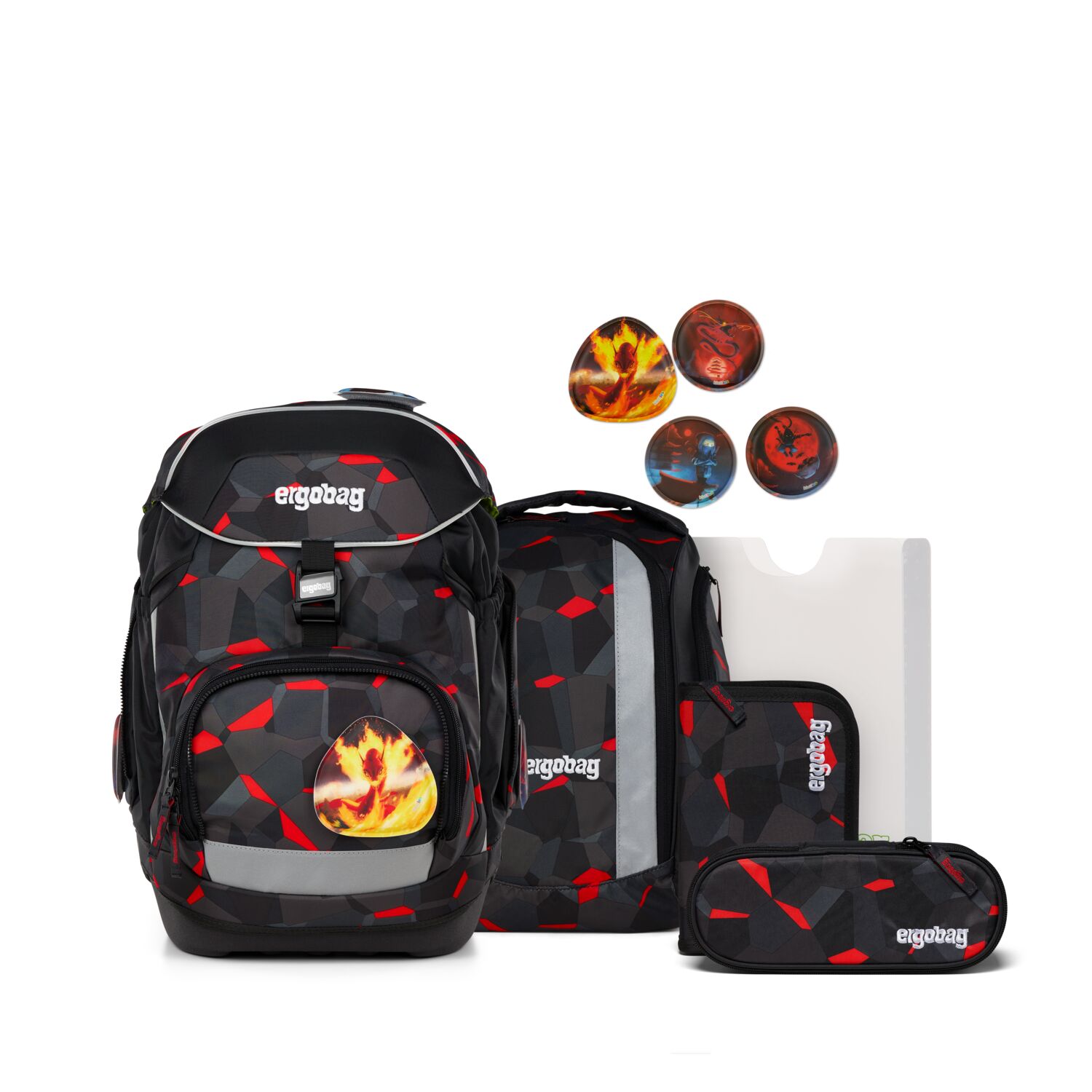 ergobag pack 6-teiliges Schulrucksack-Set 2025 TaekBärdo