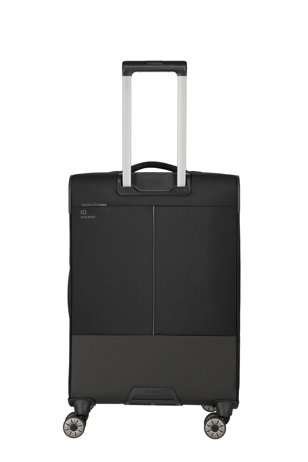 Travelite Crosslite Trolley M 4-Rollen erweiterbar Schwarz