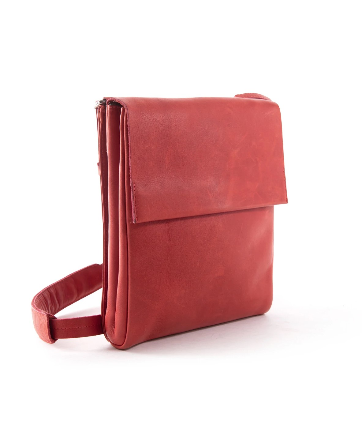 Harold's Campo Plaid Messengerbag upend M rot