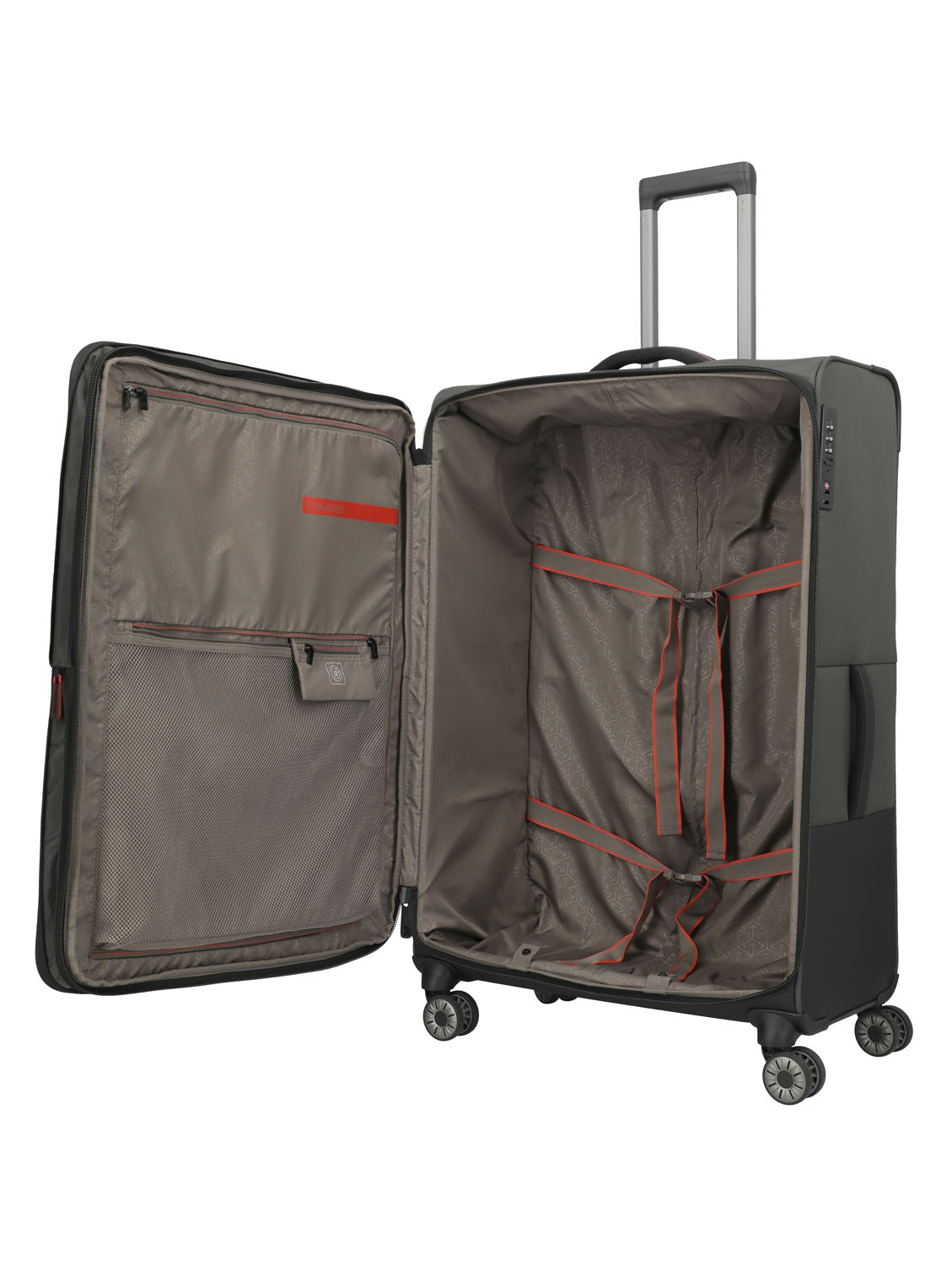 Travelite Crosslite Trolley XL 4-Rollen erweiterbar Oliv Travelite Crosslite Trolley XL 4-Rollen erweiterbar Oliv
