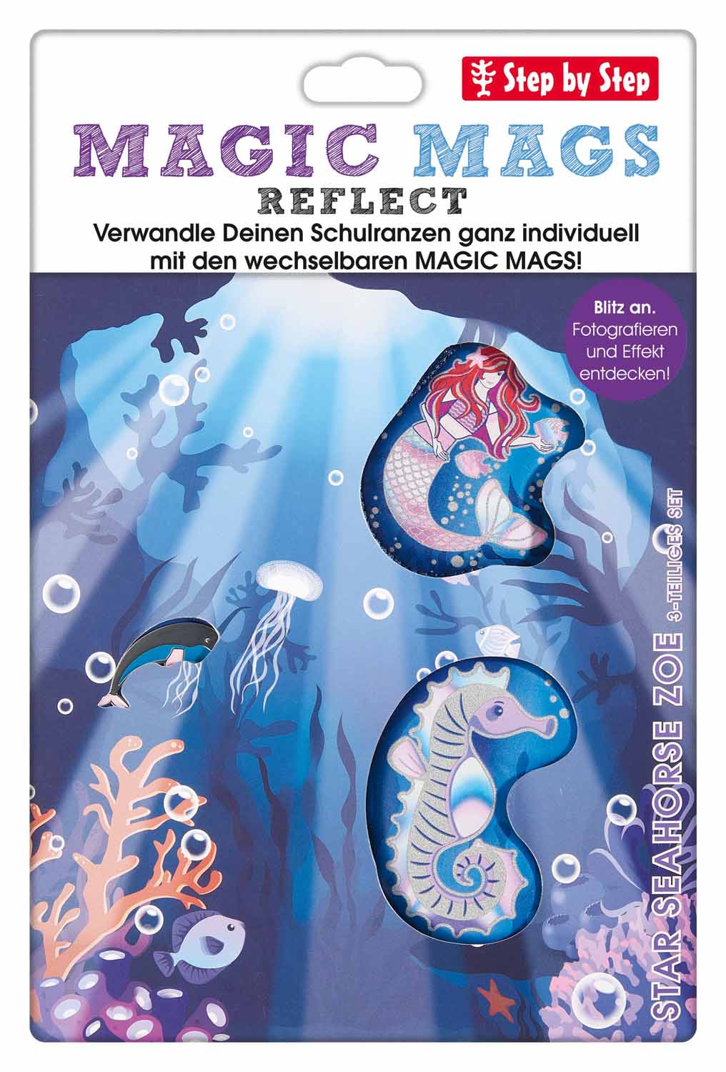 Step by Step MAGIC MAGS REFLECT, 3-teiliges Set "Star Seahorse Zoe"