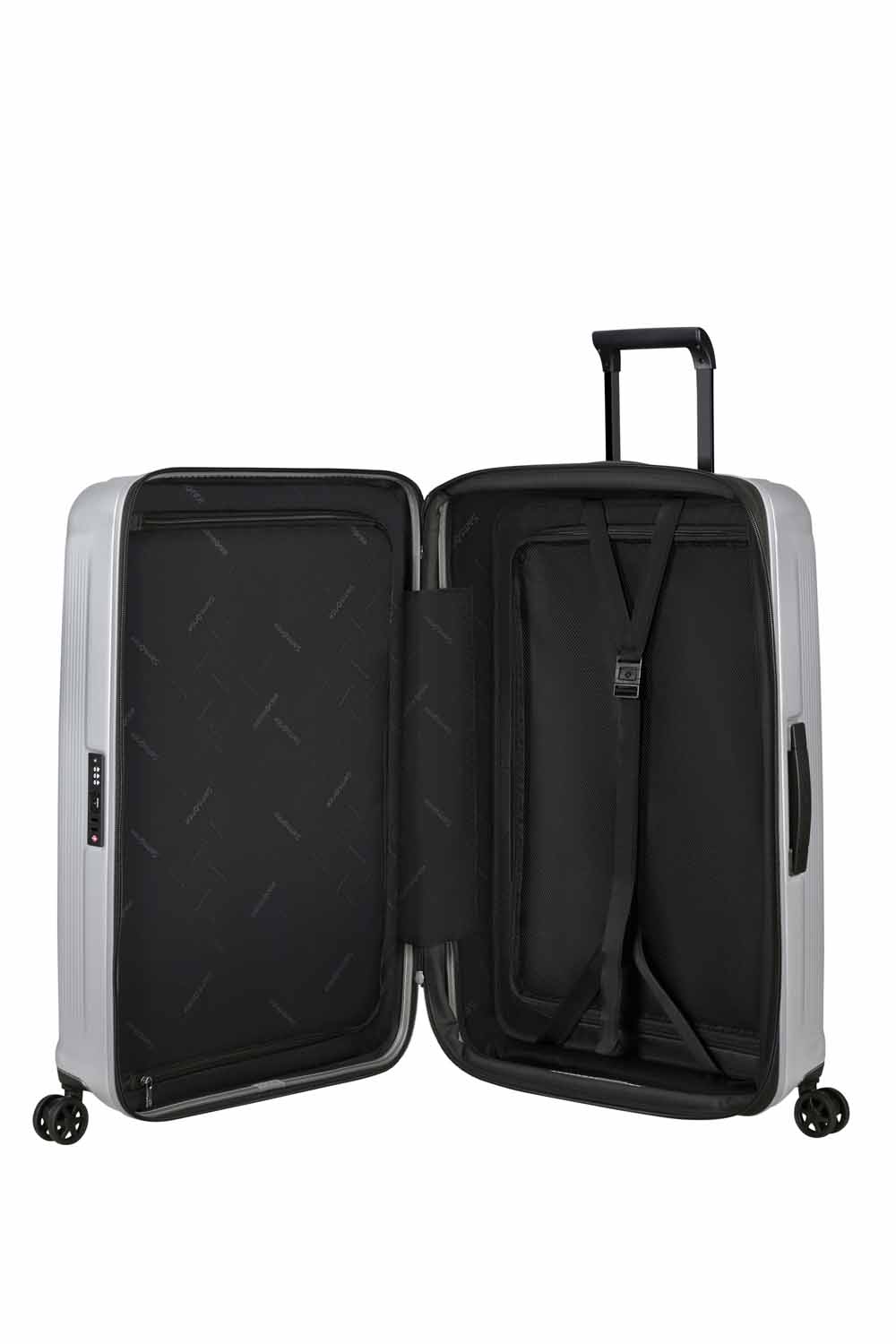 Samsonite Nuon Trolley mit 4 Rollen erweiterbar 75cm + GRATIS HOTELGUTSCHEIN Matt Silver Samsonite Nuon Trolley mit 4 Rollen erweiterbar 75cm + GRATIS HOTELGUTSCHEIN Matt Silver