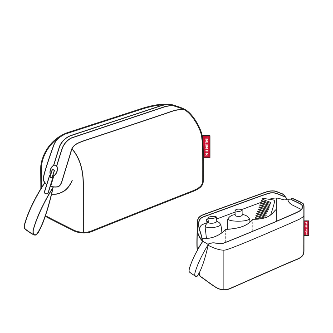 Reisenthel cosmetics travelcosmetic diamonds mocha