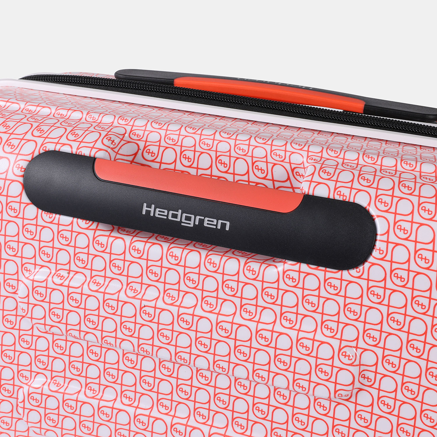 Hedgren Comby GRIP XS 55cm Spinner Coral/Grey Signature Print Hedgren Comby GRIP XS 55cm Spinner Coral/Grey Signature Print