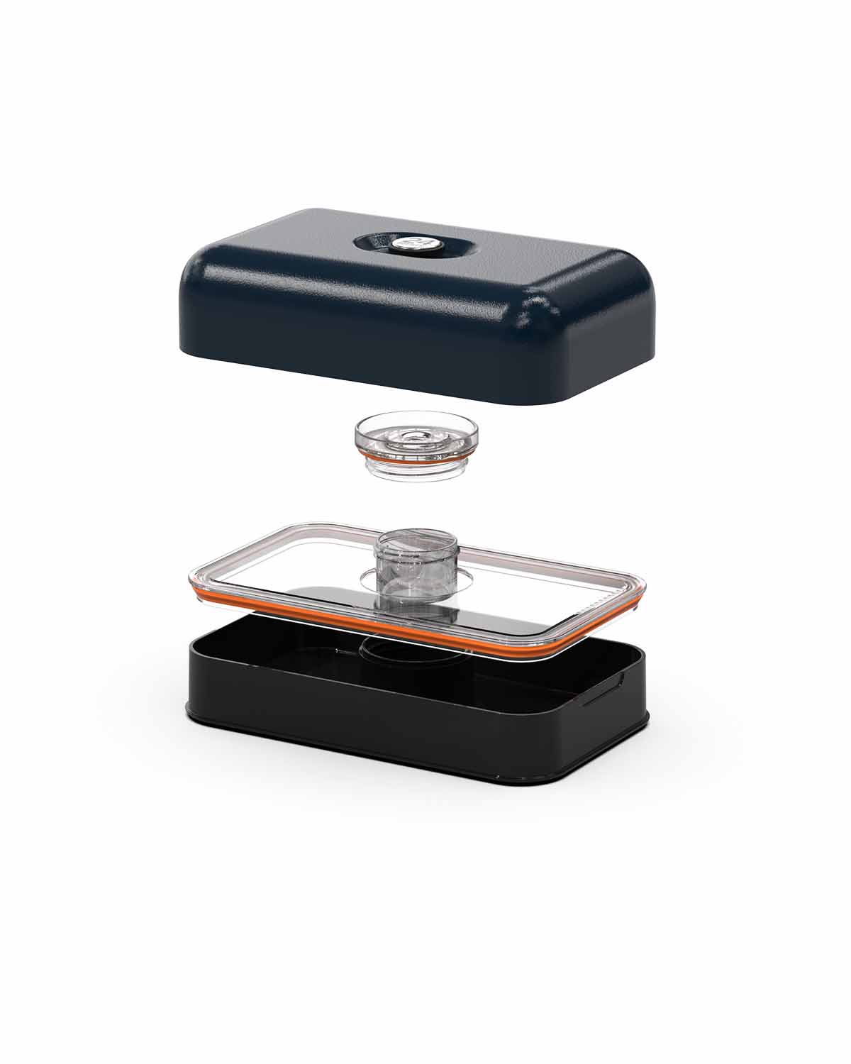 24Bottles® Lunch box Rustic Deep Blue