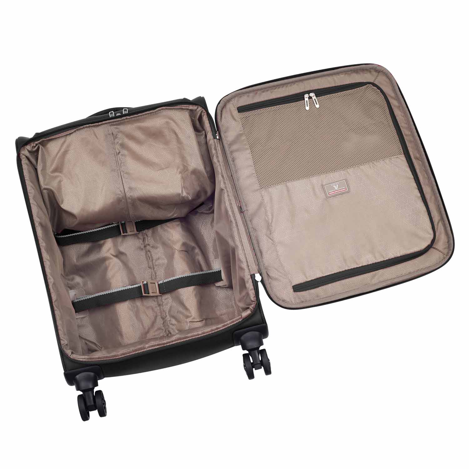 Roncato Joy Handgepäck Carry-On 4-Rollen mit USB-Anschluss Schwarz